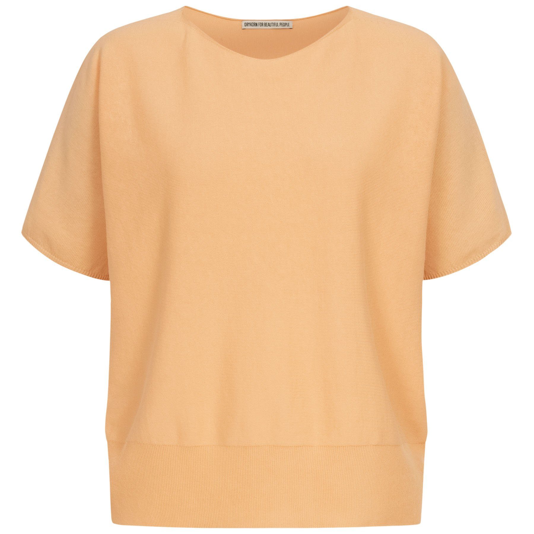 Drykorn Kurzarmpullover Strickshirt SOMELI aus Baumwolle | Pullover