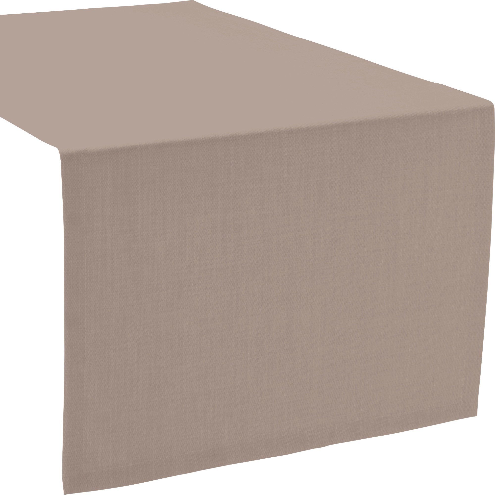 Tischdecke + (1-tlg), taupe Tischläufer "Loft" home fleckabweisend table Uni sander