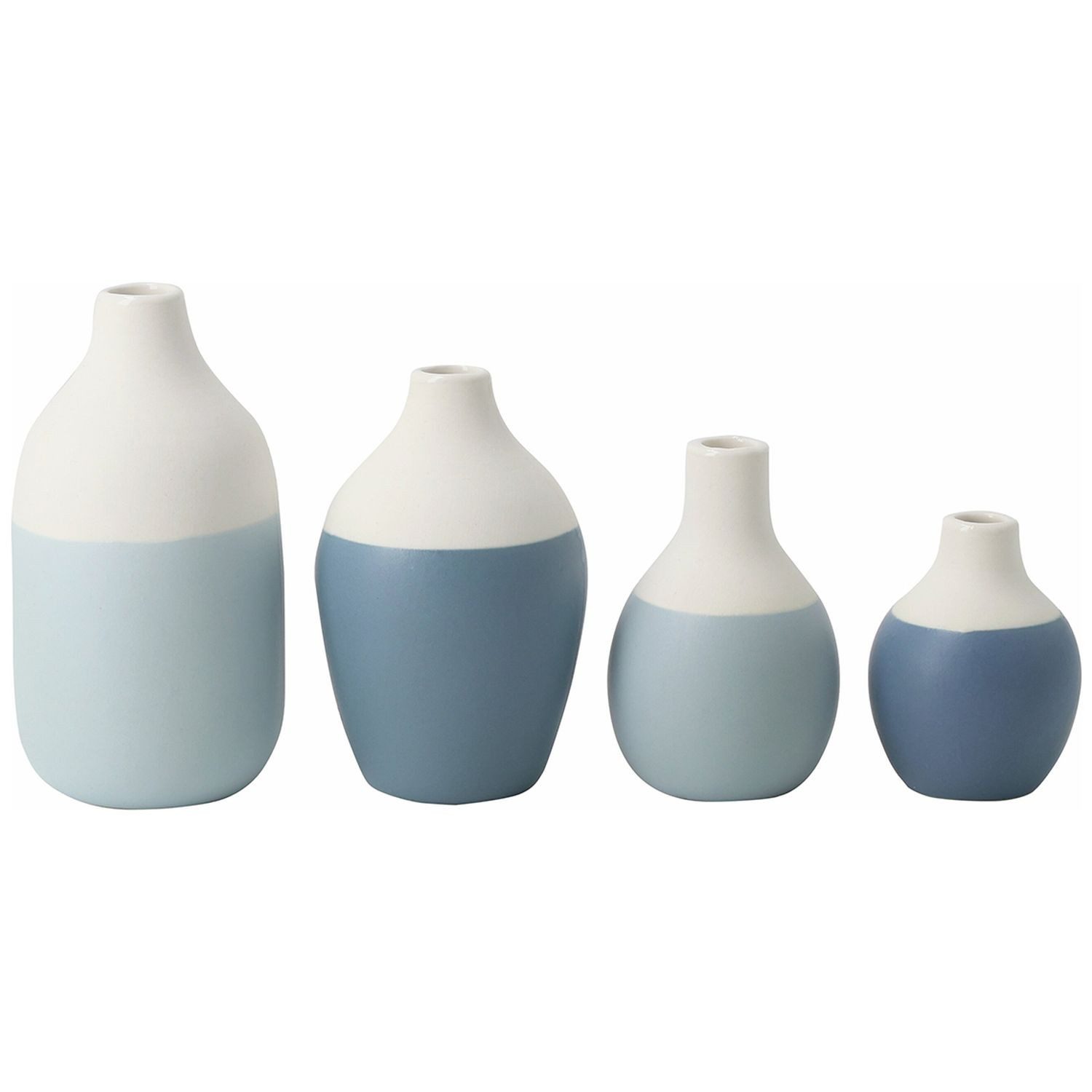 Räder Design Dekovase Mini Blau 4er Set