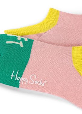 Happy Socks Sneakersocken 3-Pack Summer Day No Show Sock gekämmte Baumwolle
