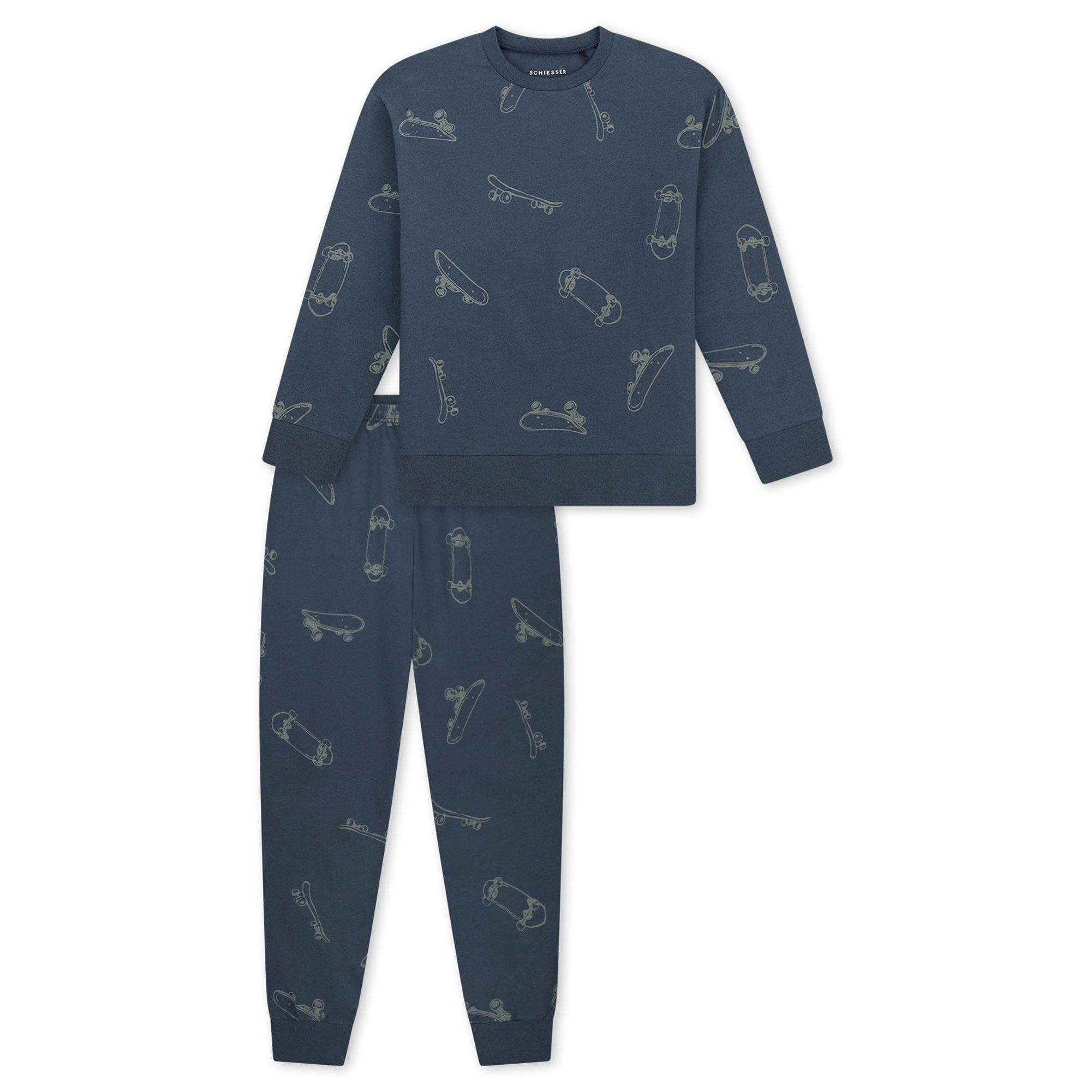 Schiesser Pyjama Jungen Pyjama Baumwolle (2 tlg)