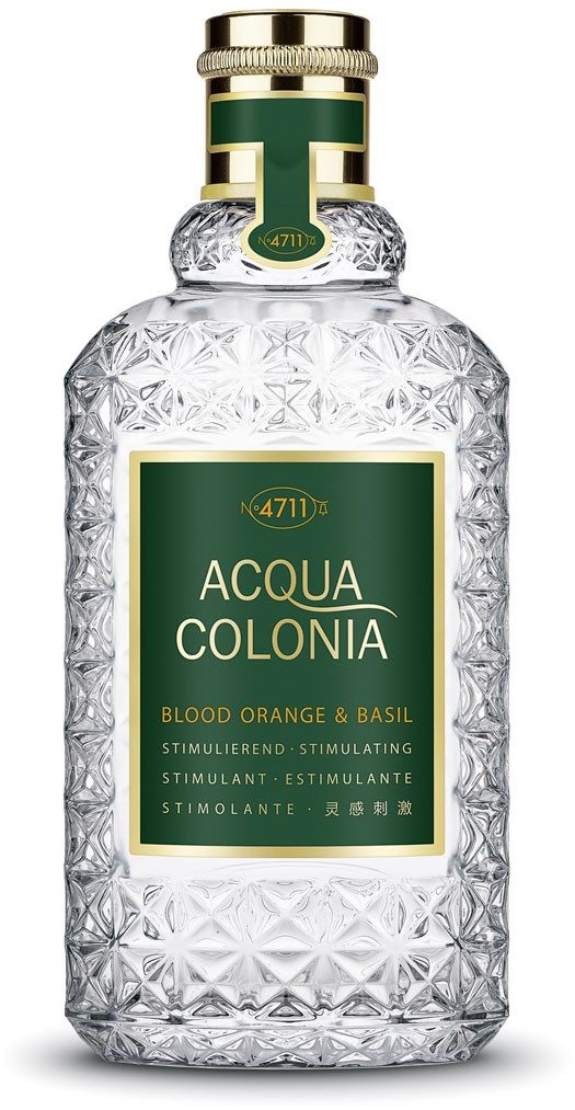 4711 Eau de Cologne 4711 Acqua Colonia BLOOD ORANGE&BASIL EAU DE COLOGNE NATURAL SPRAY, 1-tlg., mit aromatischer Duftkomposition