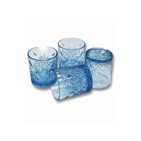 Pasabahce Whiskyglas Tumbler Timeless im Kristall-Design, Höhe 9,6 cm, 345 ml, 4 Stück