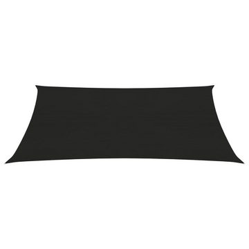 vidaXL Balkonsichtschutz Sonnensegel 160 g/m² Schwarz 3x4,5 m HDPE (1-St)