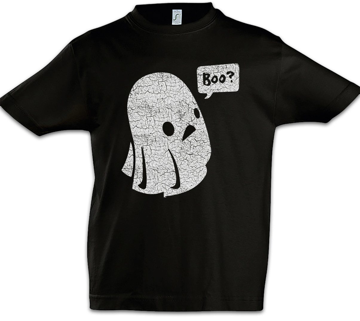 Print-Shirt Boo I Kinder T-Shirt Spectre Viral Geist Ghost Cute Halloween Comic