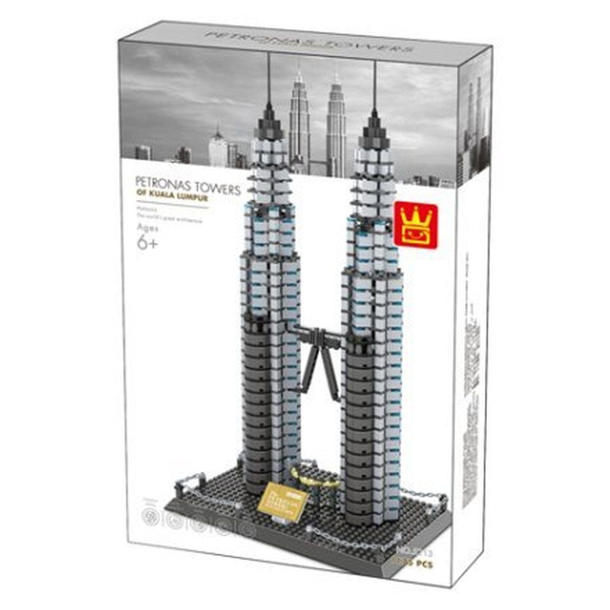 Wisam Wange 5213 Architect-Set The Petronas Towers of Kuala Lumpur Spielbausteine
