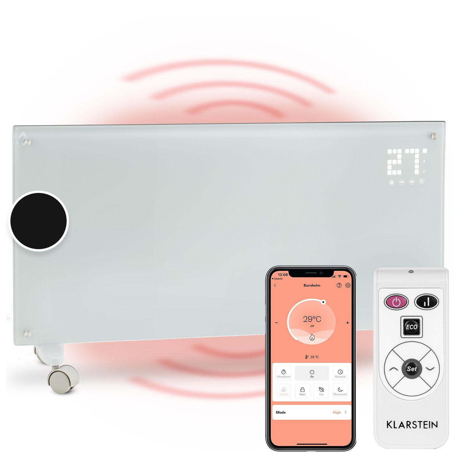Klarstein Heizstrahler Bornholm Smart, 2000 W, günstig online kaufen