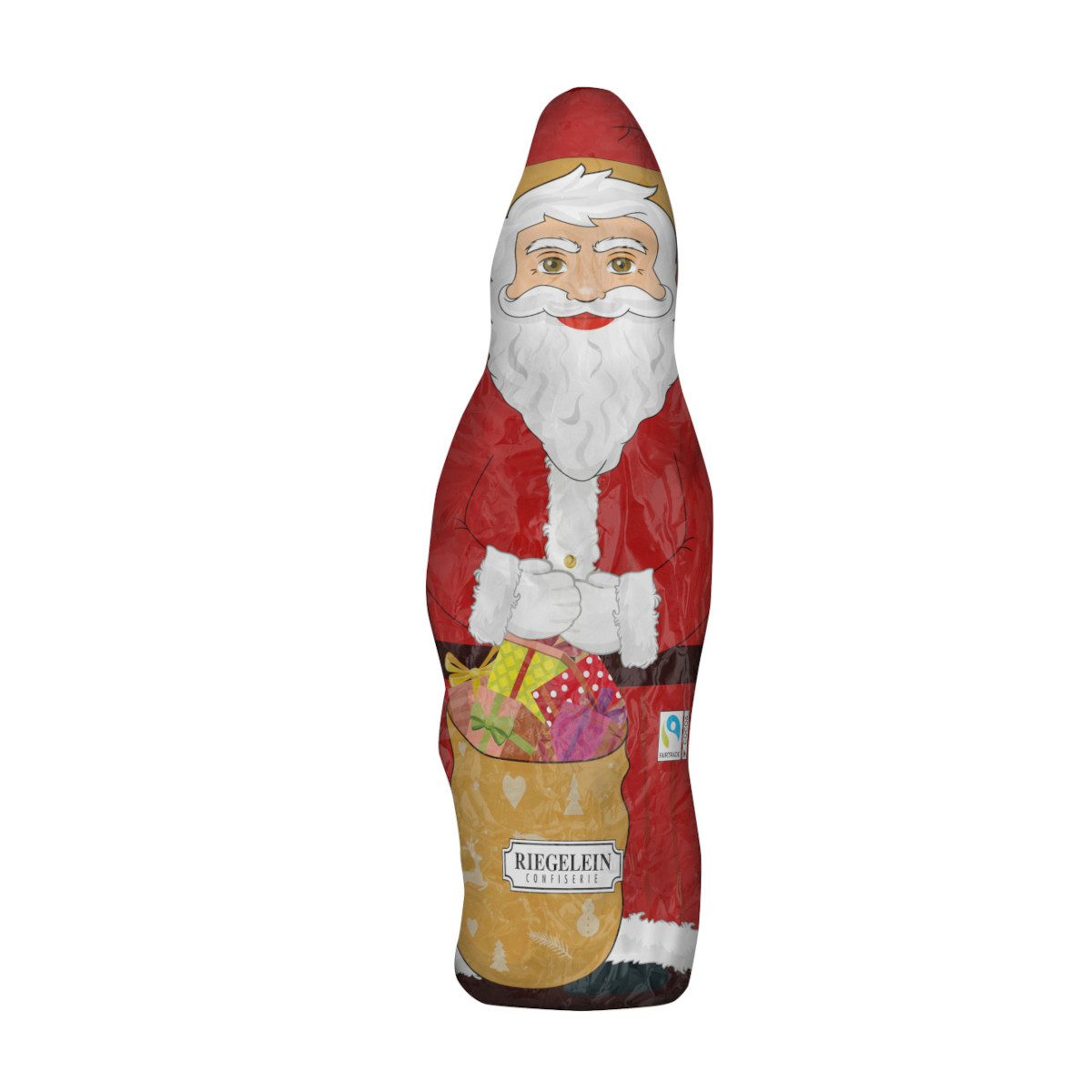 Riegelein Confiserie Schokolade, Riegelein Weihnachtsmann Hohlkörper aus Vollmilchschokolade 60g