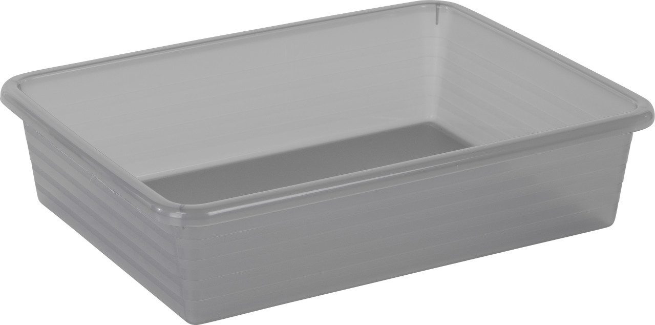ROTHO Aufbewahrungskorb Rotho Formatkörbchen Linus A5 anthrazit 25,5 x