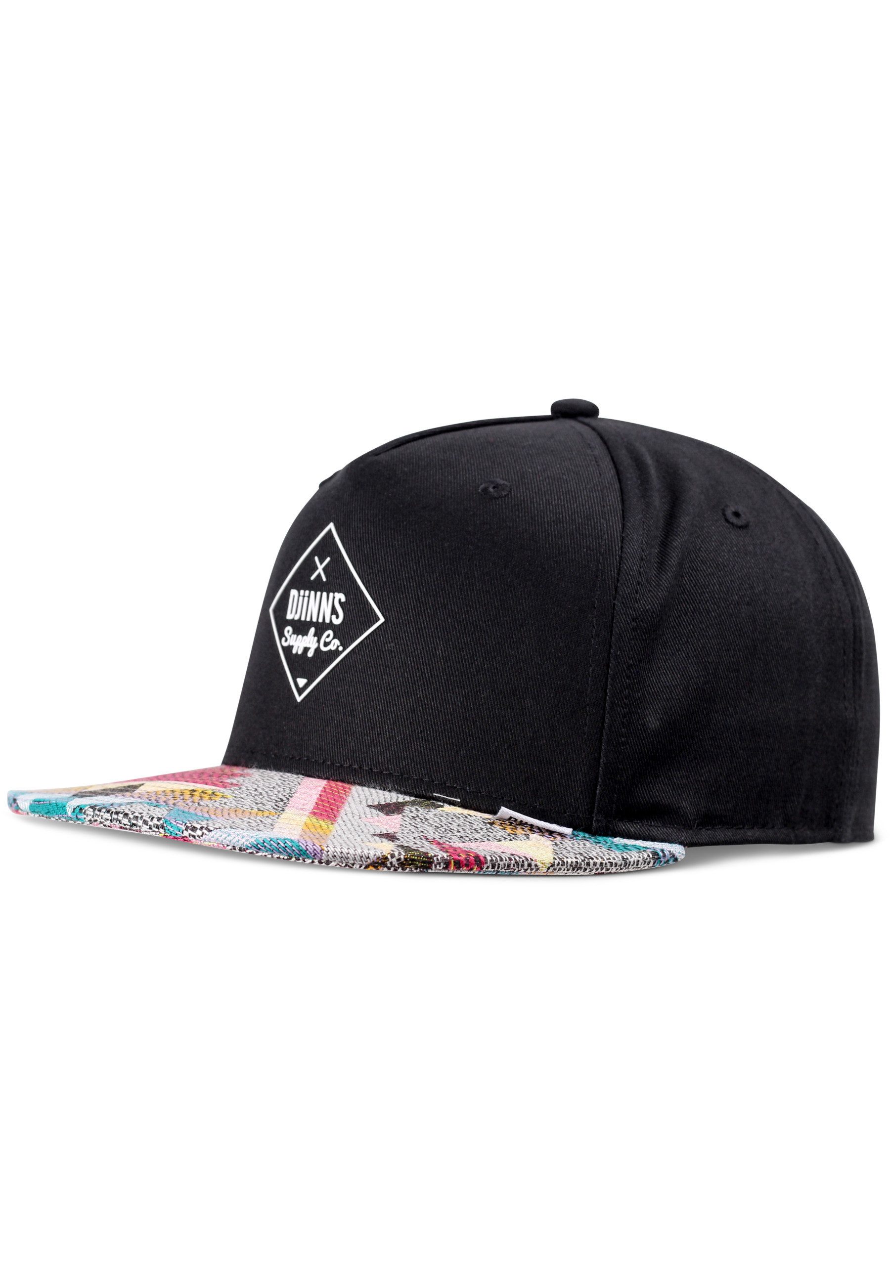 Djinns Snapback Cap Djinns 5 Panel Snapback Cap Rubber Aztek