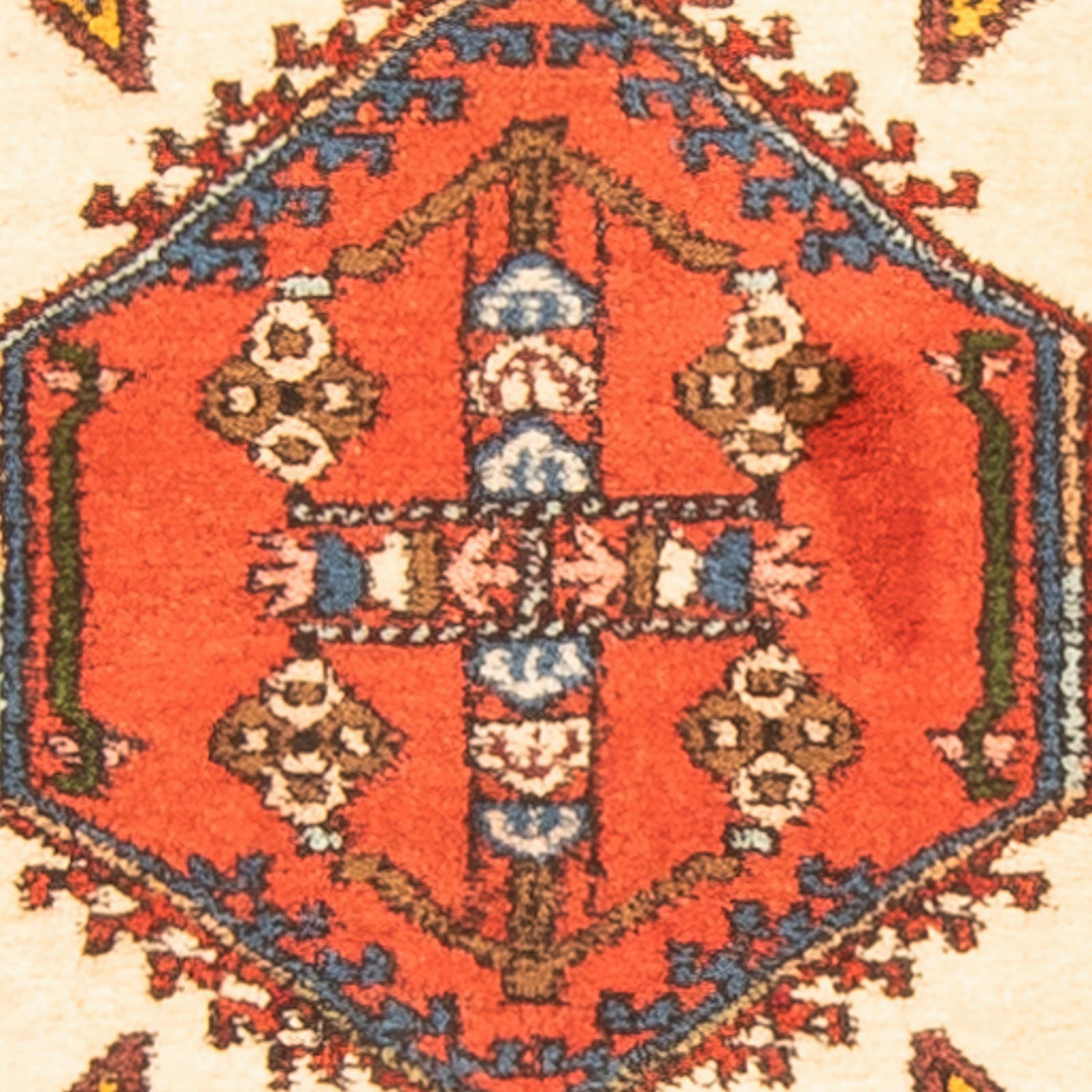 Orientteppich Perser - Nomadic Wohnzimmer, - Zertifikat mit mm, beige, rechteckig, Handgeknüpft, 10 Einzelstück Höhe: - 295 cm morgenland, 68 x