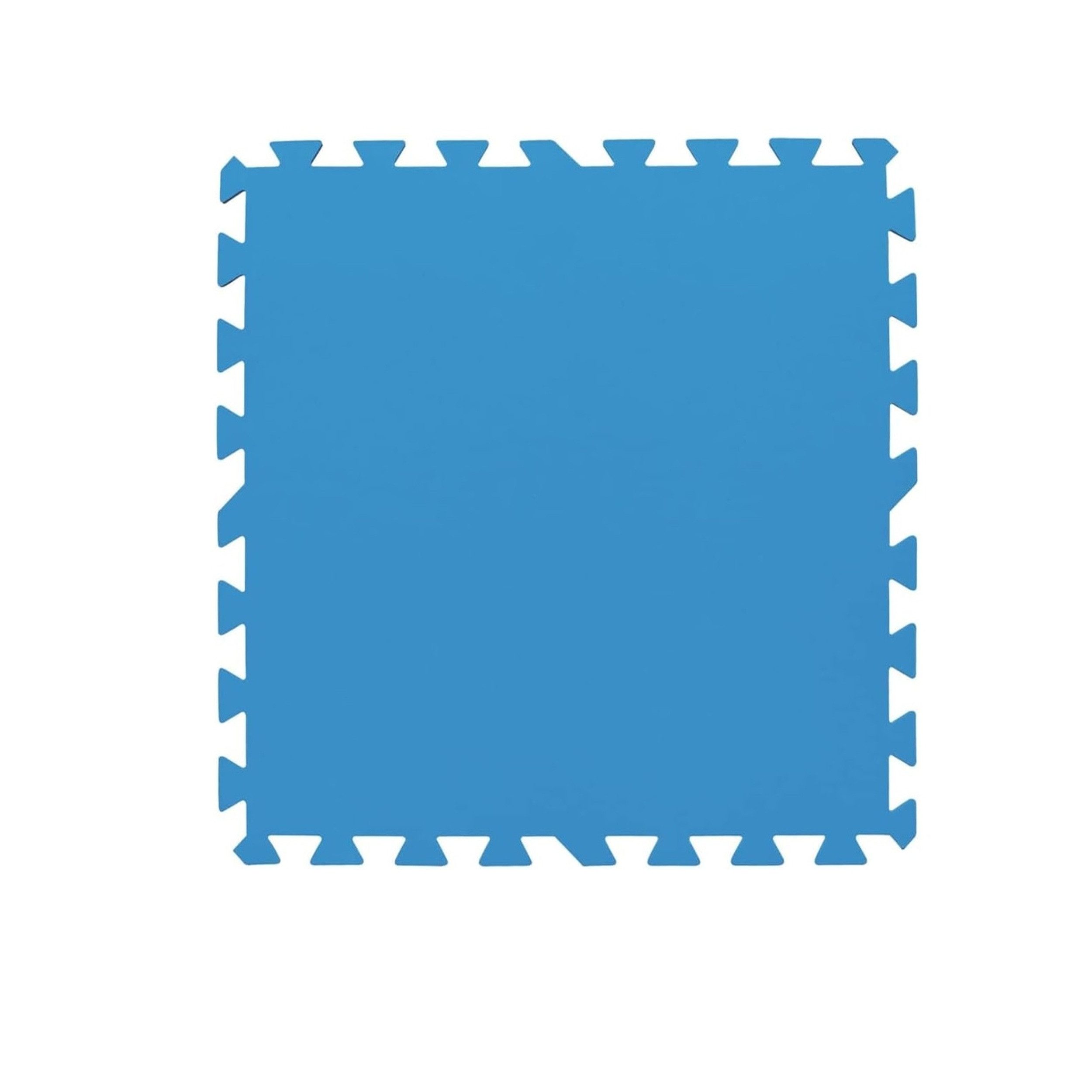 Bestway Pool-Bodenschutzfliese Flowclear Pool-Bodenschutzfliesen-Set XL, 18 Stück á 50 x 50 cm, Farbe Blau