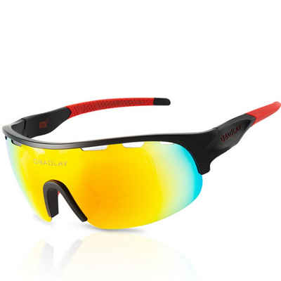 KINSI Fahrradbrille Radsportbrille,polarisierte Brille,Radsport-Sonnenbrille,Sportbrille, Kurzsichtige Linsen können zum Schutz Ihrer Augen hinzugefügt werden