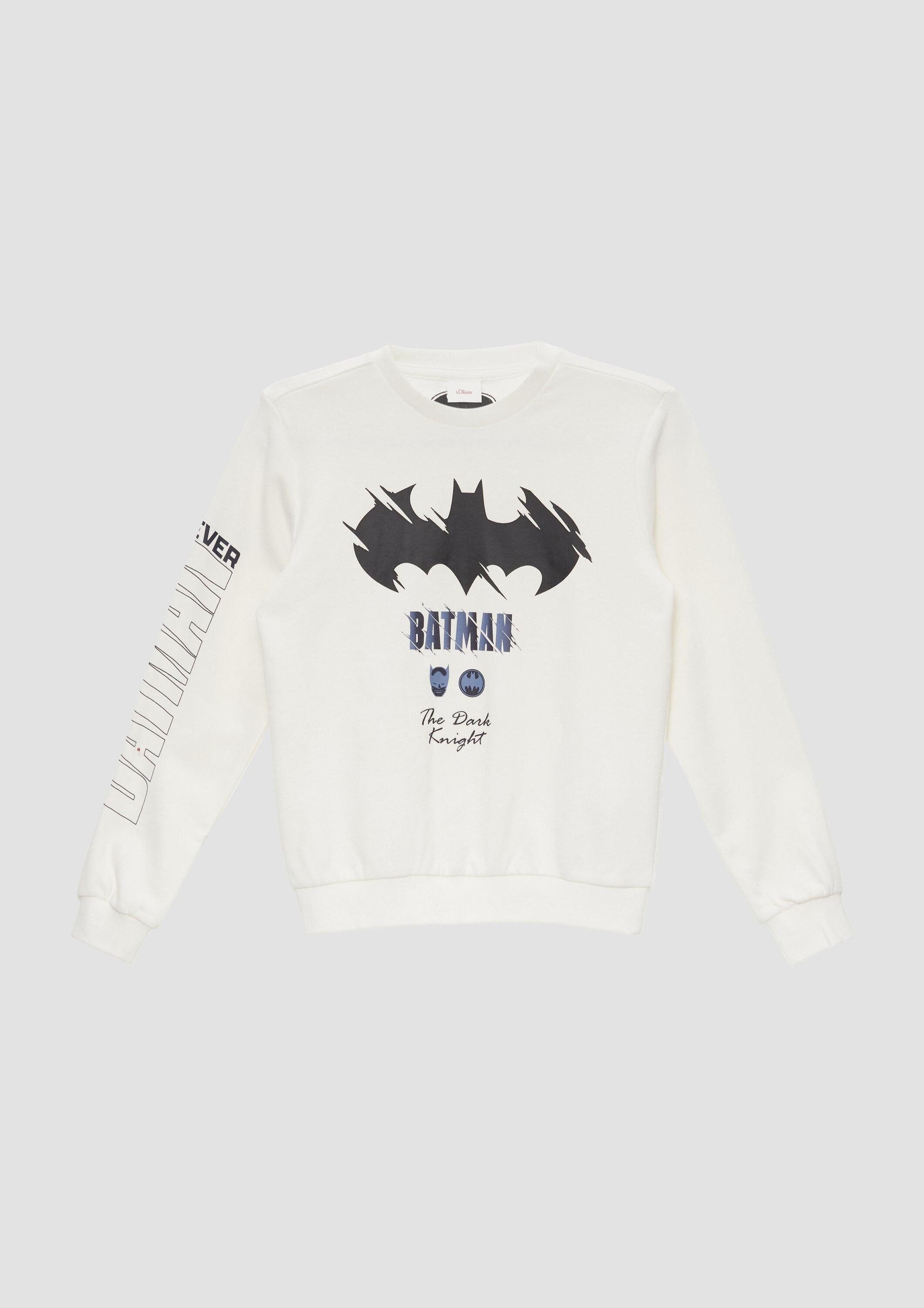 s.Oliver Sweatshirt Sweatshirt Sweatshirt mit Batman®-Print