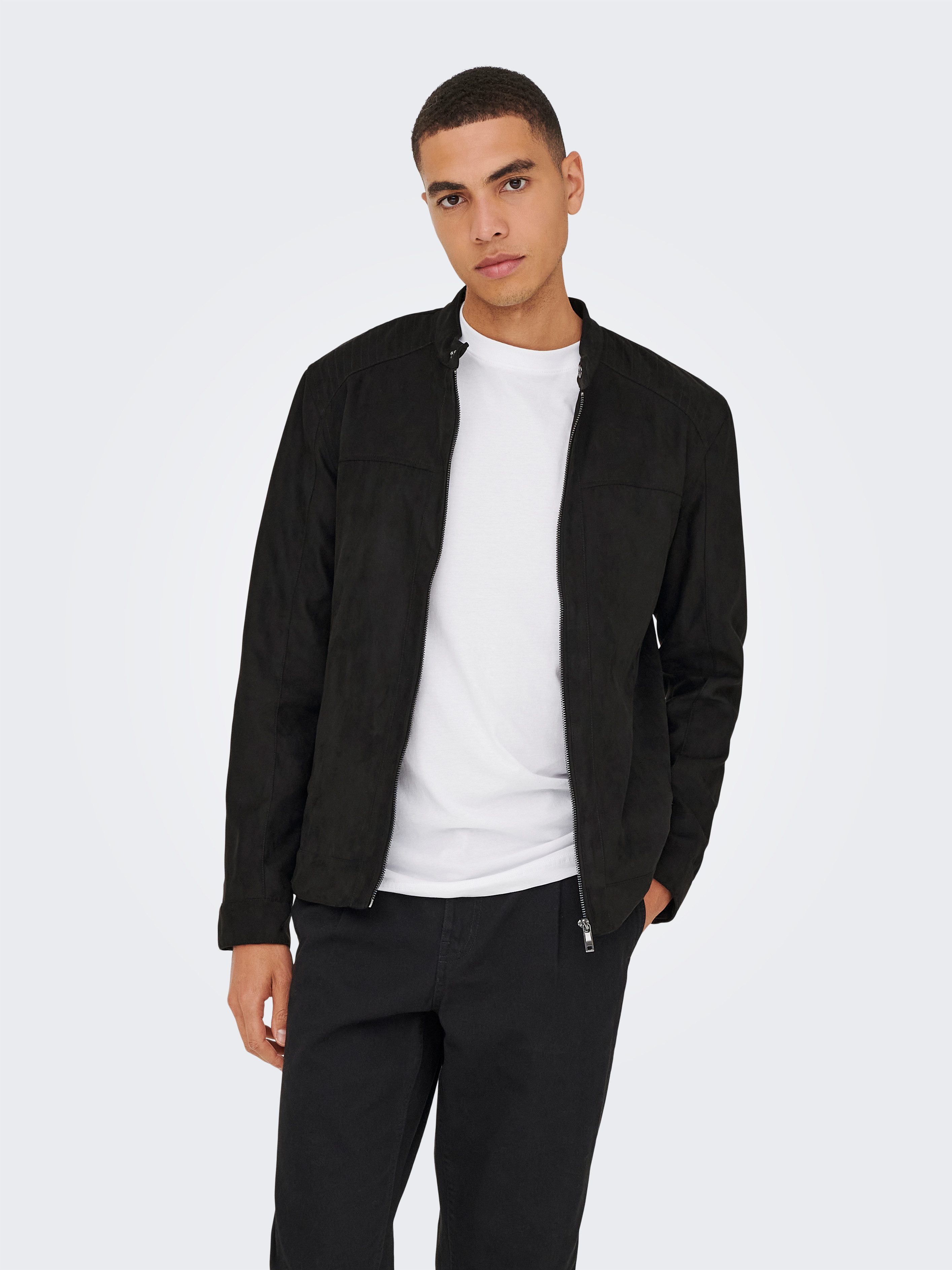 ONLY & SONS Bomberjacke ONSMIKE FAKE SUEDE JACKET OTW günstig online kaufen