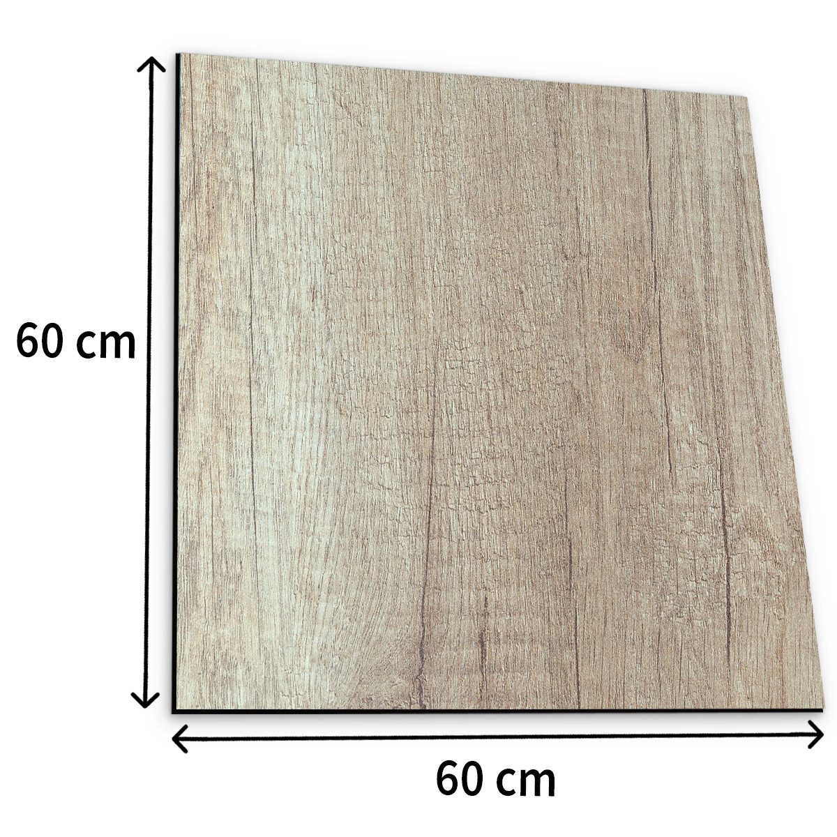 Tabletop Antirutschmatte Waschmaschinenauflage Holz-Optik Textil-Finish waschbar, 1-St., Rutschfeste Gummi Unterlage als Trockner Waschmaschinen-Abdeckung