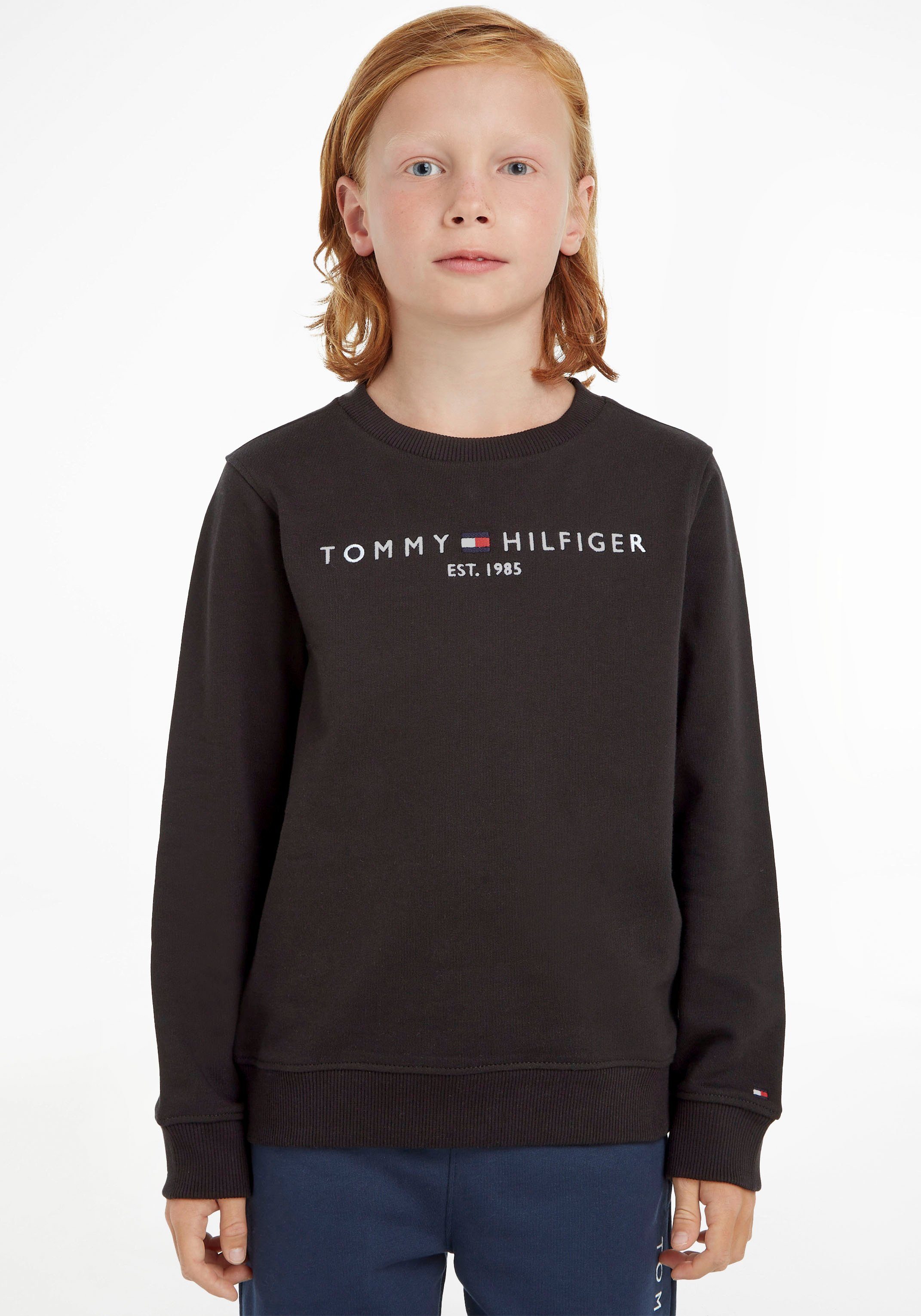 Tommy Hilfiger Sweatshirt ESSENTIAL SWEATSHIRT Jungen MiniMe,für Kinder Mädchen Kids und Junior