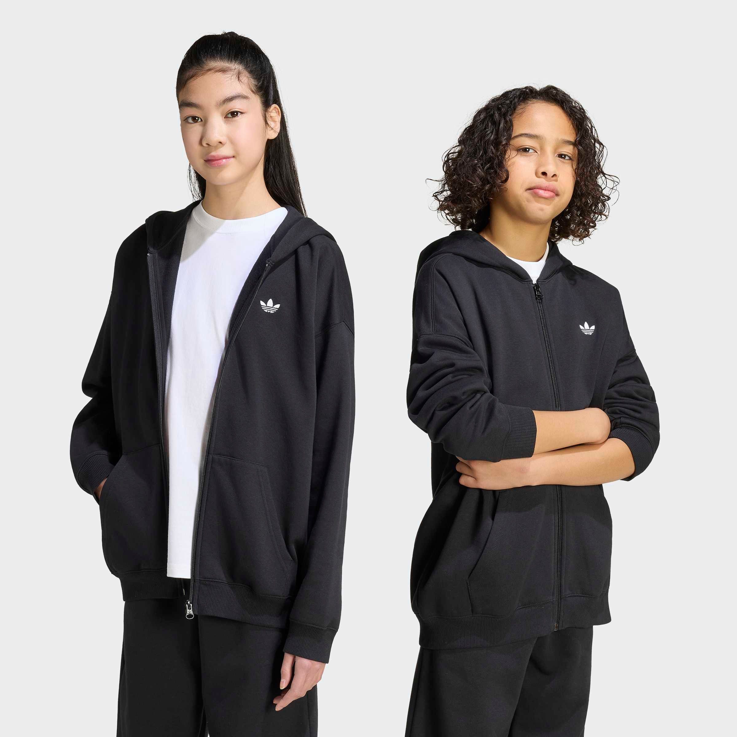adidas Originals Kapuzensweatshirt, FLEECE, DURCHGEHENDER REISSVERSCHLUSS
