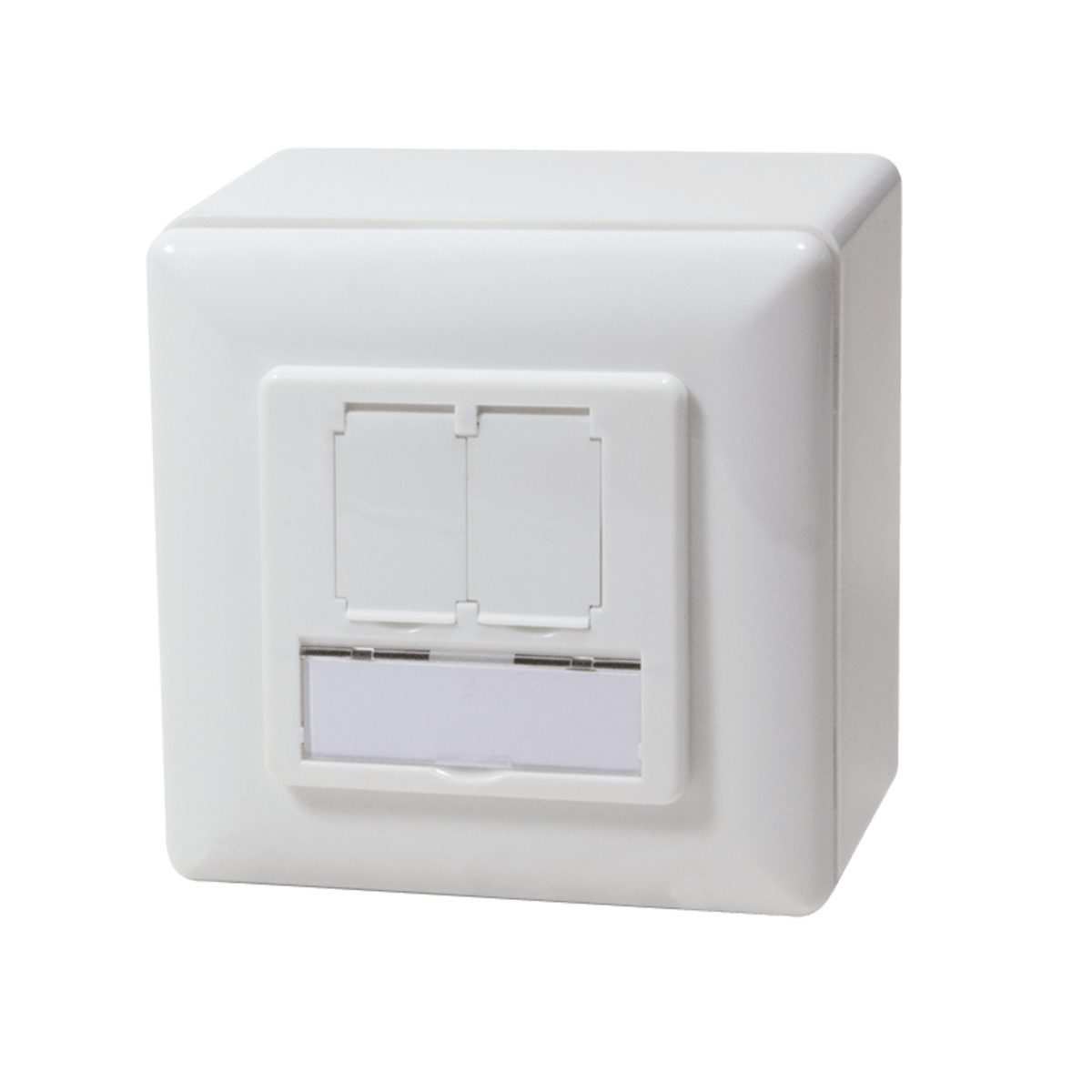DSIT CAT5e UTP / STP opbouwdoos, wit Netzwerkkabel, RJ45, RJ45