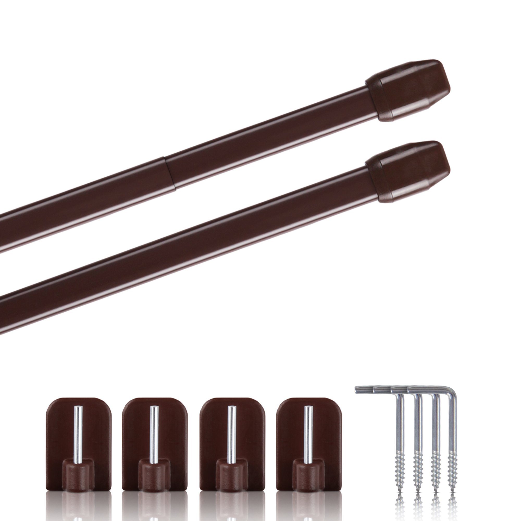 Bestlivings Gardinenstange Bistrostange Vitragestange (2er-Pack), ausziehba günstig online kaufen
