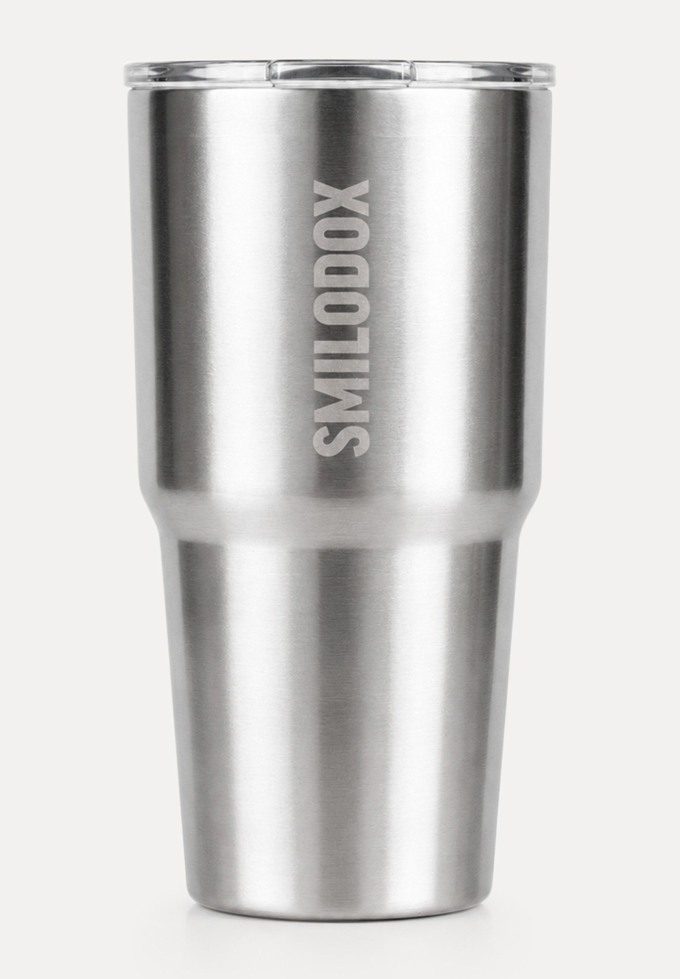 Smilodox Trinkflasche Pantho Trinkbecher 550 ml, Edelstahl Thermoflasche mit Henkel, 100% auslaufsicher, BPA-frei, Unisex Design, für Büro, Gym & Alltag