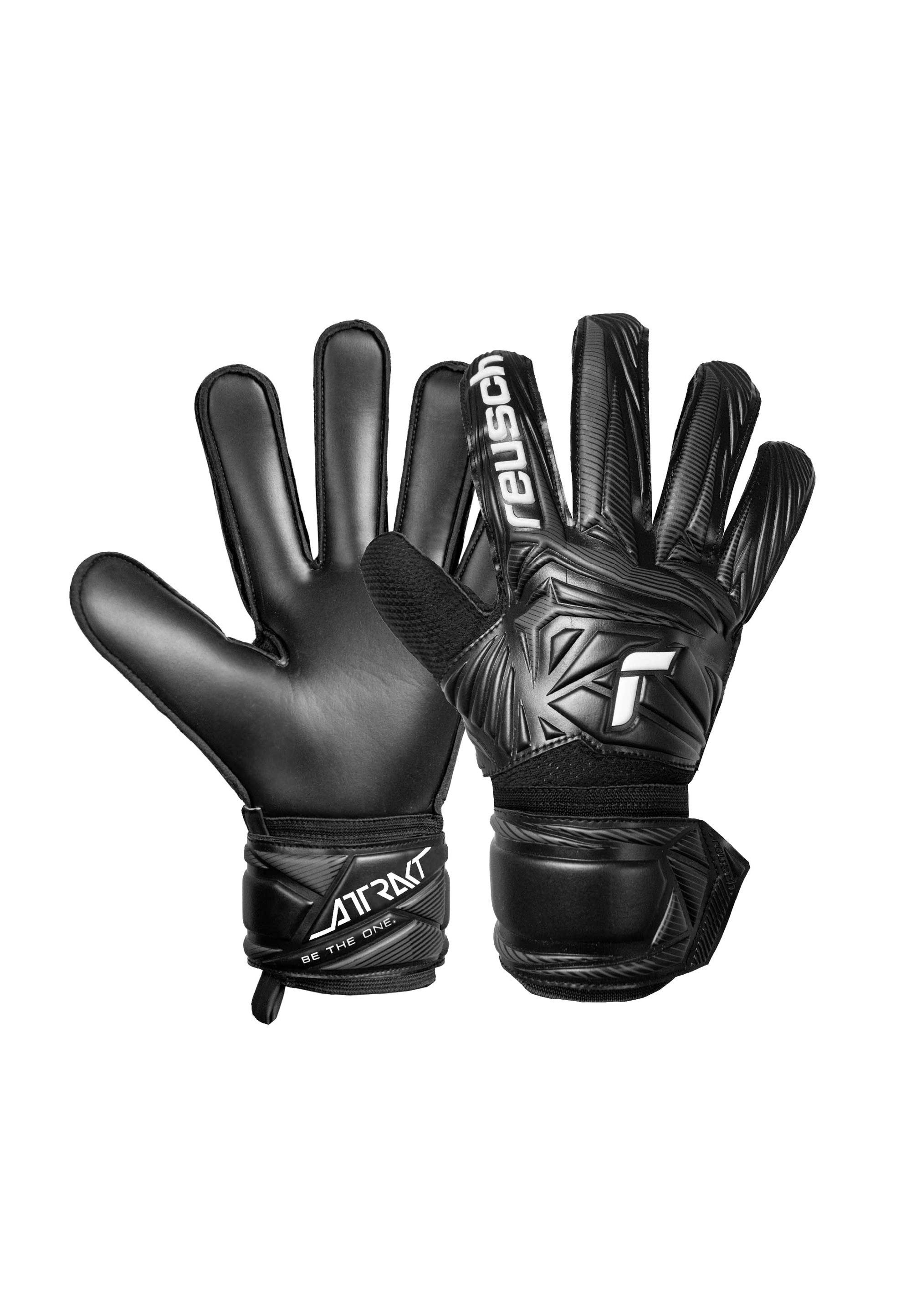 Reusch Torwarthandschuhe Attrakt Solid mit hochelastischem, sicherem Verschluss