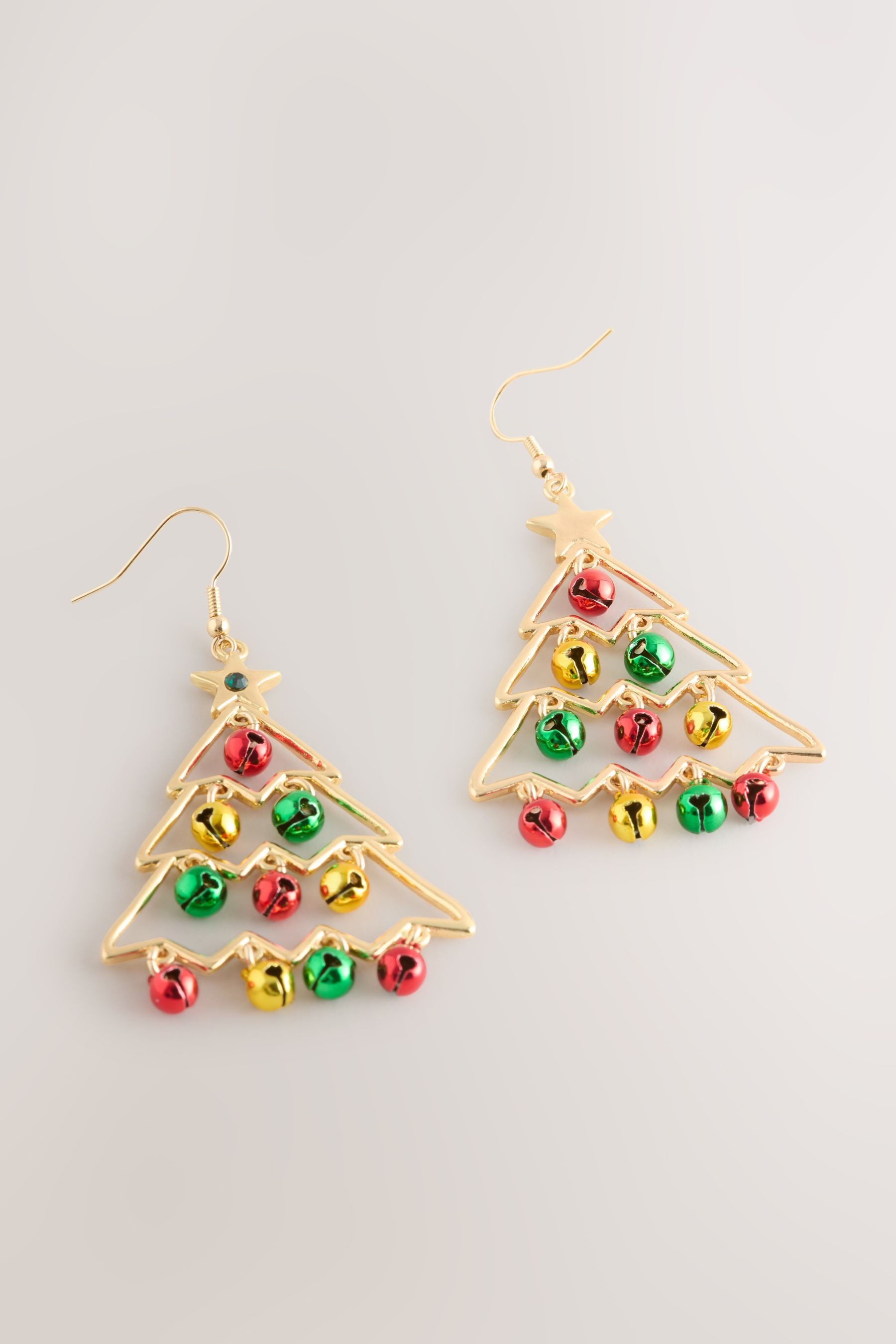 Next Paar Ohrhänger Ohrhänger mit Weihnachtsbaum (1-tlg)