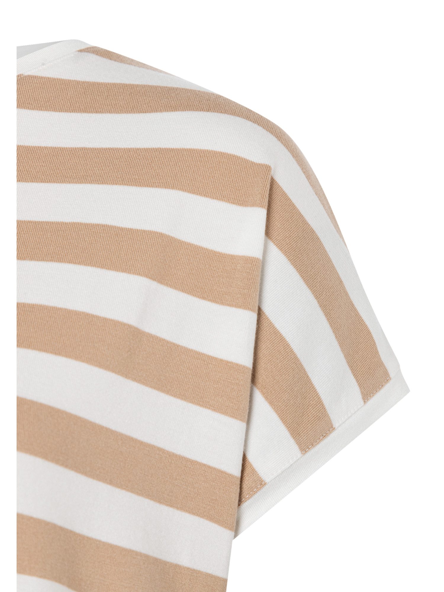 MORE&MORE Kurzarmshirt lockeres, softes Basic-Streifenshirt