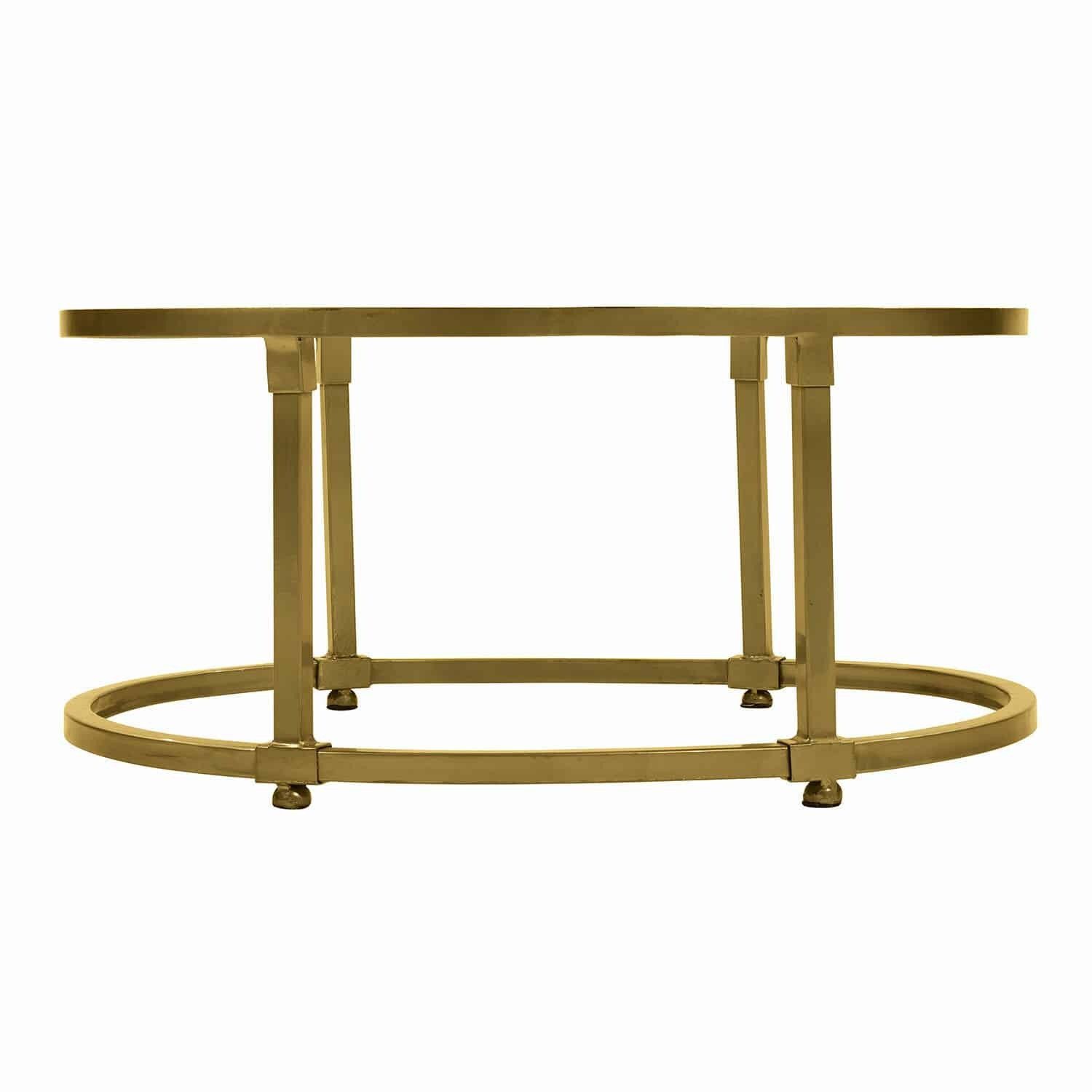 Mirabeau Couchtisch Couchtisch 2er Set Ninove antikgold