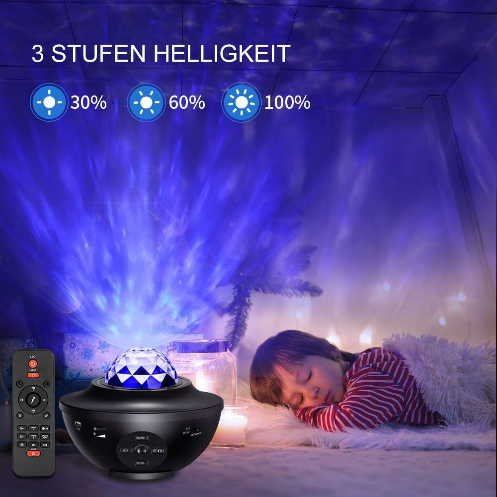 Sunicol LED-Sternenhimmel Galaxy Projektor mit Timer/Fernbedienung/Bluetoot günstig online kaufen