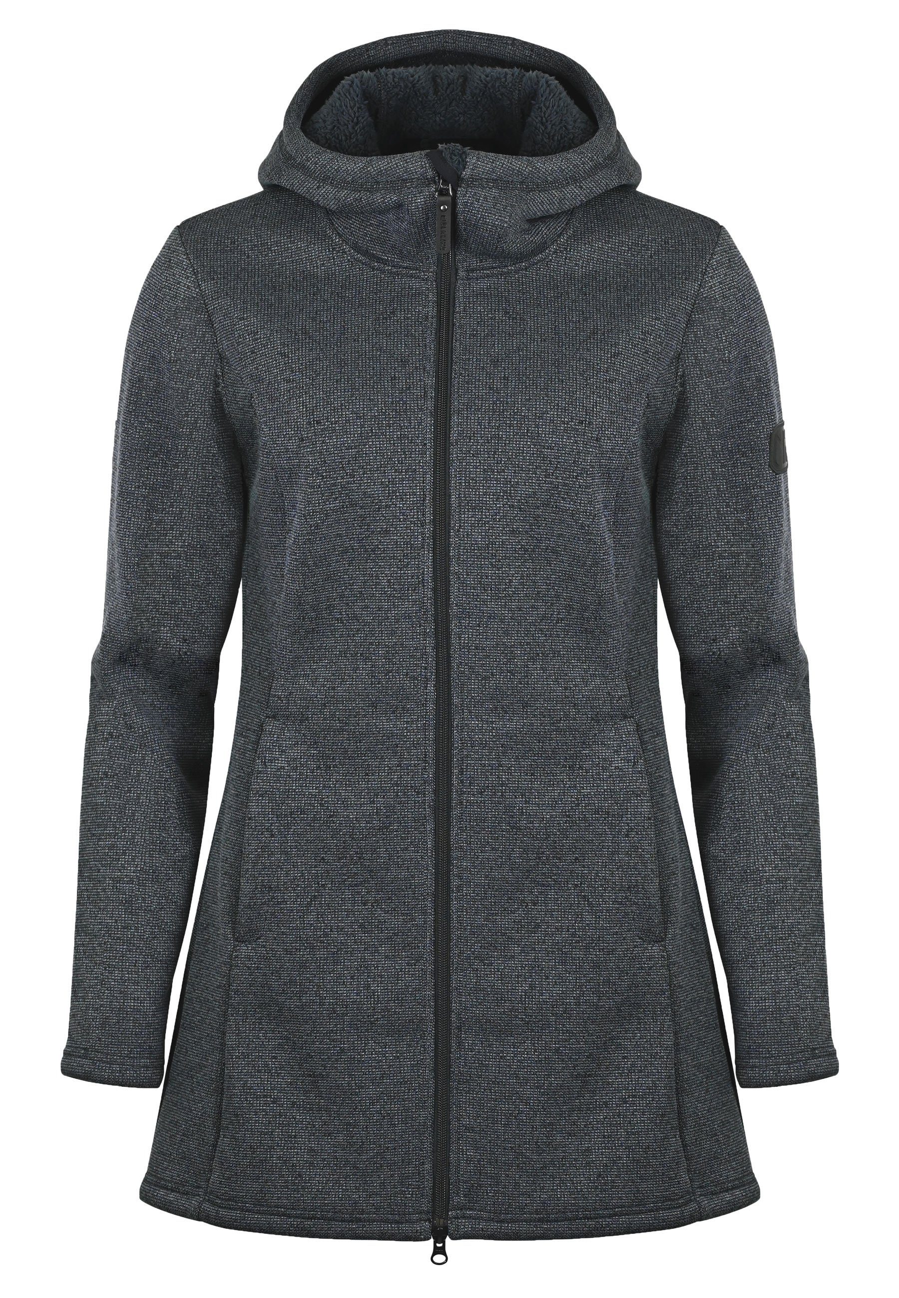 Elkline Fleecejacke Morning Dew wärmend winddicht wasserabweisend mit Kapuze