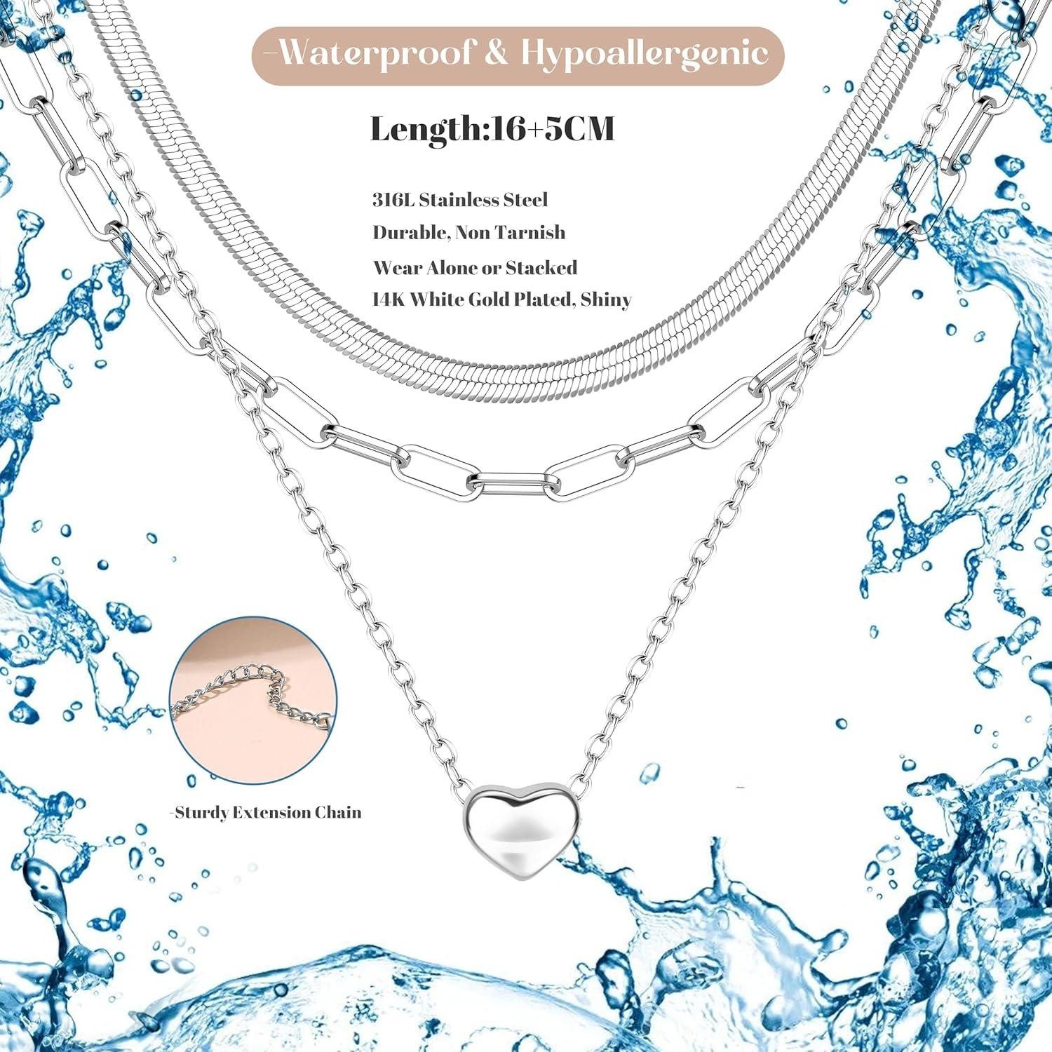 LuxusKollektion Kette und Anhänger Set Stapelbare günstig online kaufen