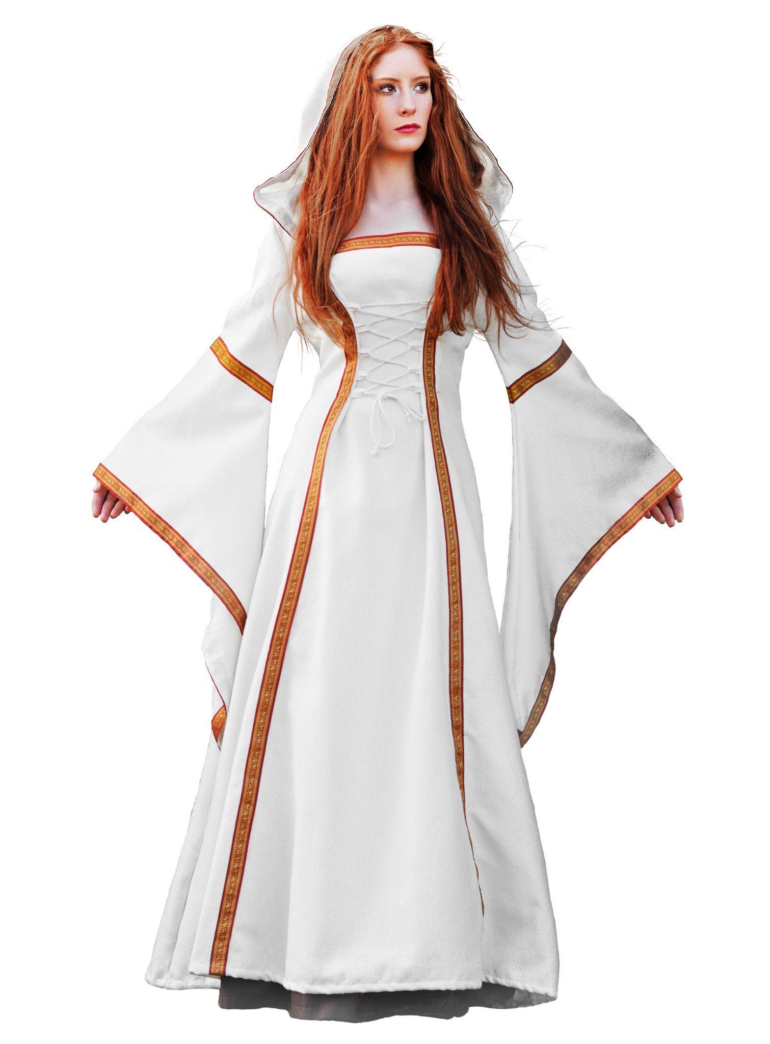 Metamorph Kostüm »Mittelalterliches Hofkleid weiß Kostüm«, Stilvolle  Gewandung mit elegantem Schnitt und hochwertigen Materialien online kaufen  | OTTO
