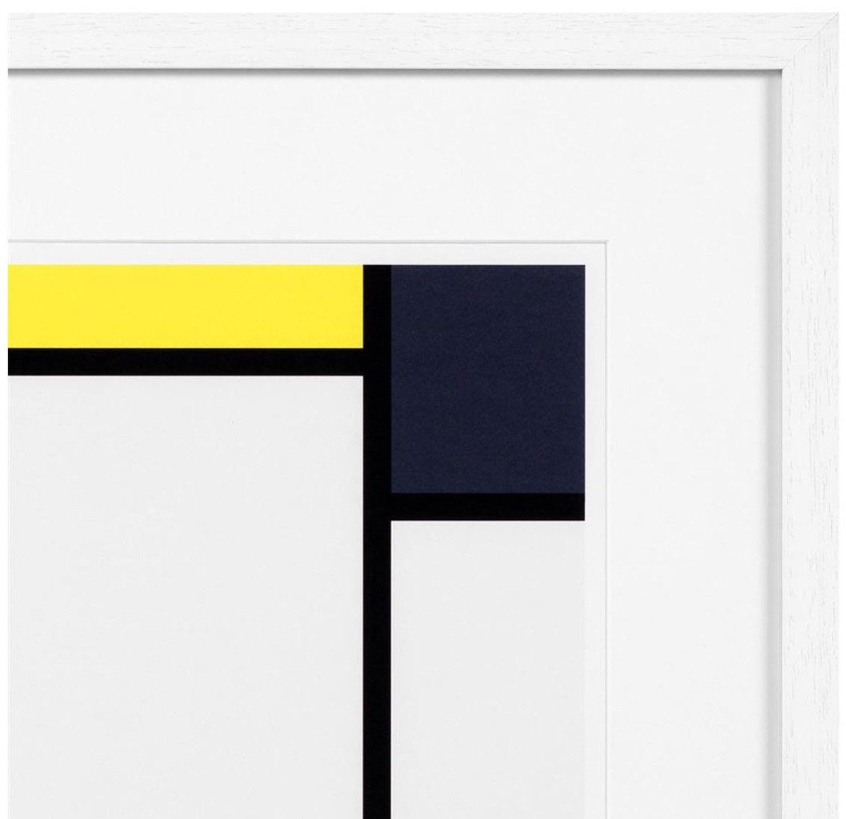 75 Mehrfarbig Set H. Luxus cm Bilderrahmen 2er Designer Casa Weiß Bilder / Kunstdrucke 75 - Padrino x Deko