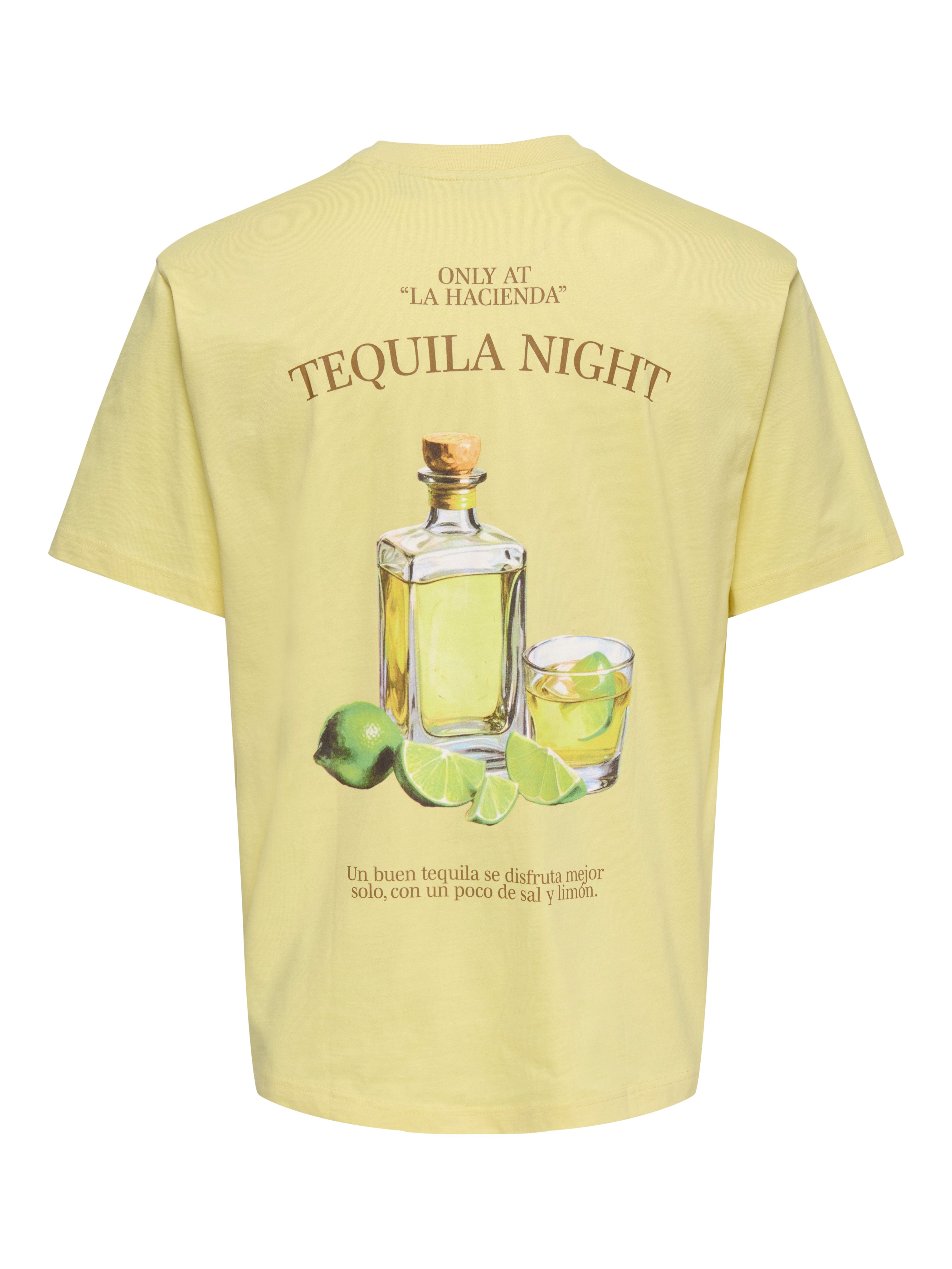 ONLY & SONS T-Shirt ONSFRED LIFE RLX SS PRINT TEE NOOS Baumwolle, relaxed f günstig online kaufen