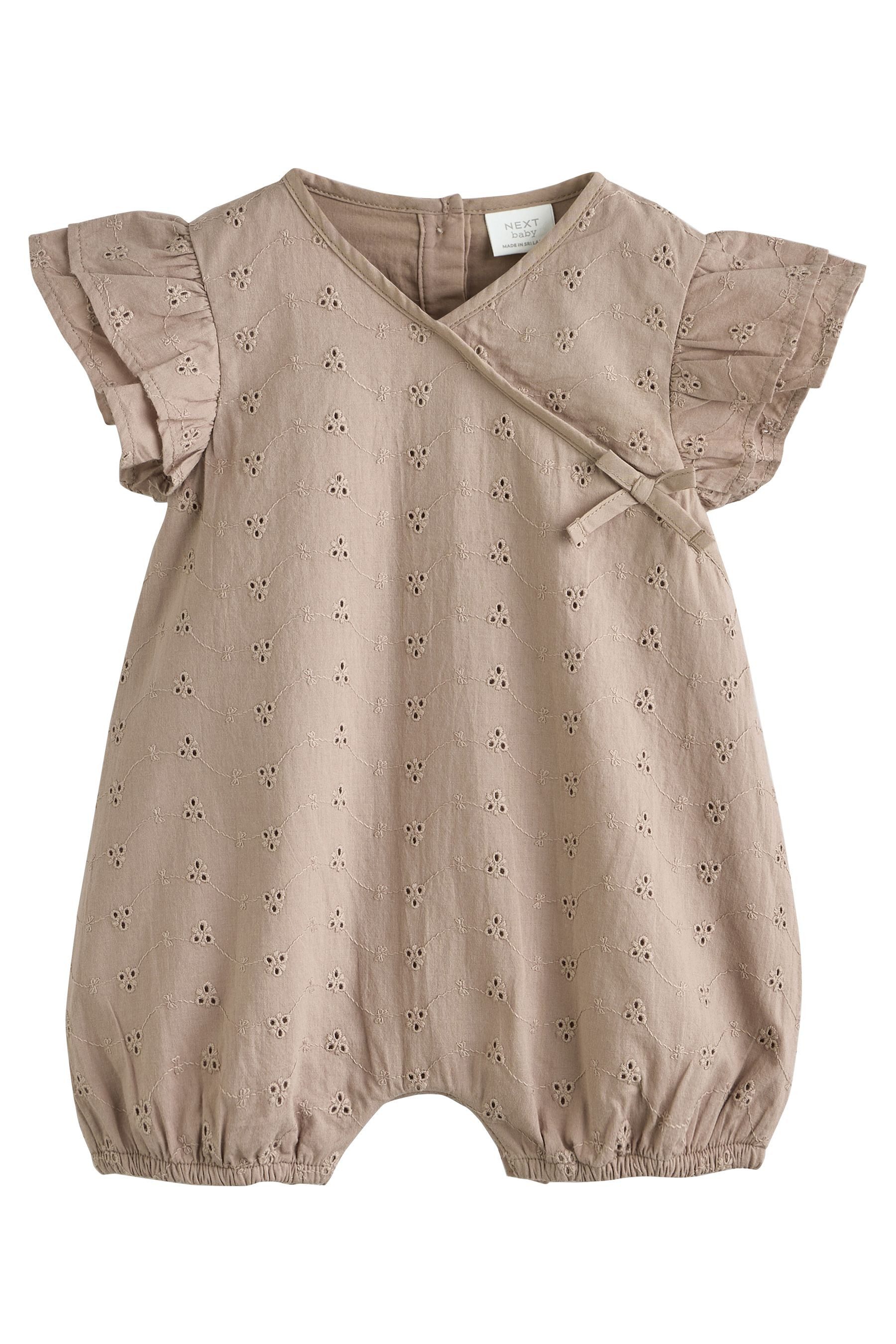 Next Strampler Baby-Strampler mit Lochstickerei (1-tlg)