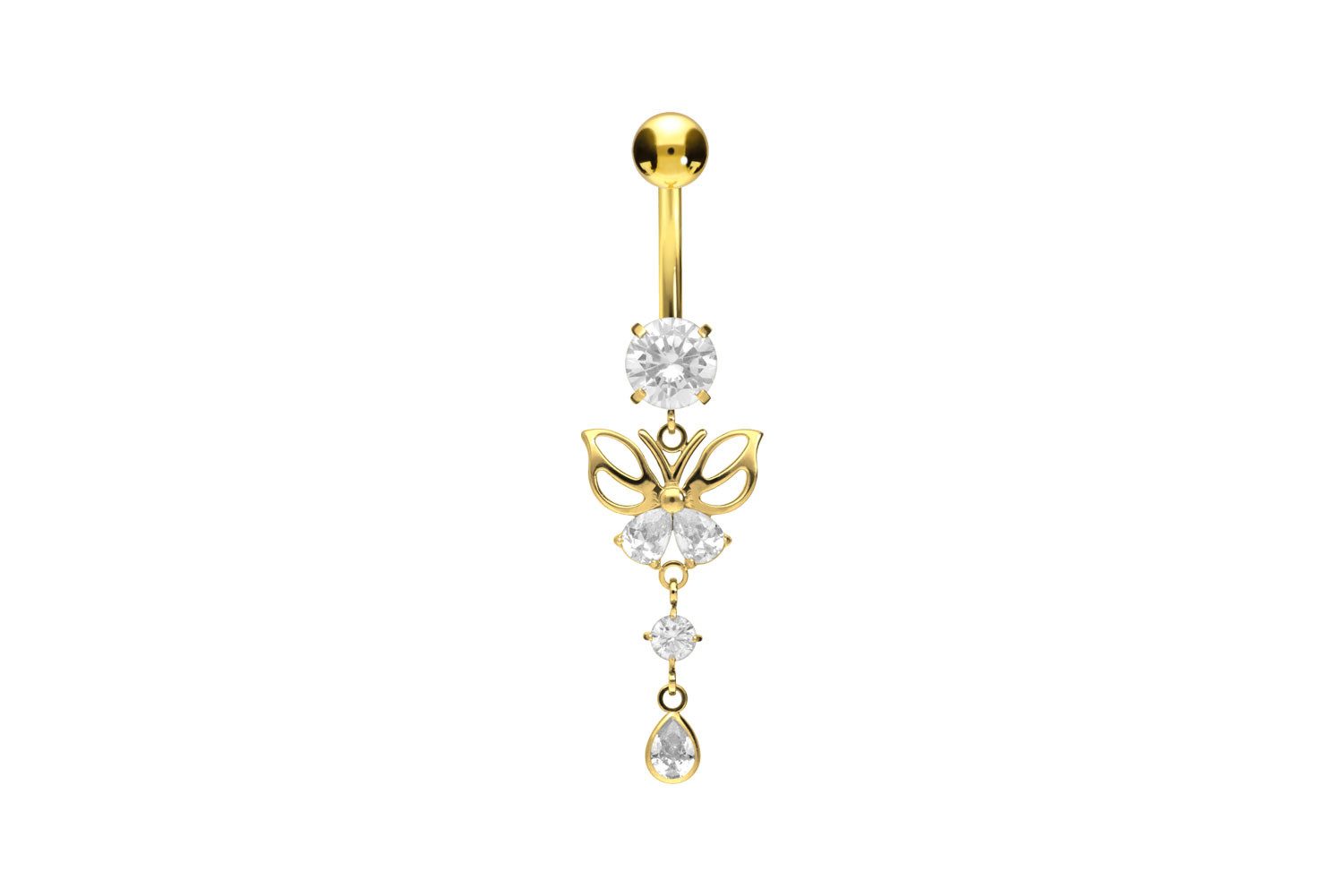 PIERCINGLINE Bauchnabelpiercing Titan Bananabell mit Innengewinde SCHMETTER günstig online kaufen