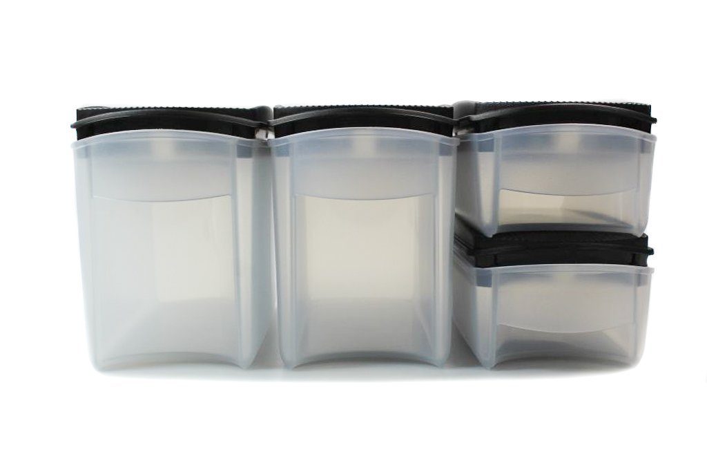 TUPPERWARE Vorratsdose Eidgenosse Plus 350ml (2) + 1,0L (2) + SPÜLTUCH, Bonboniere