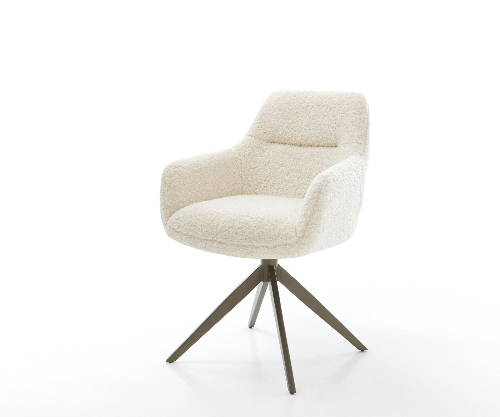 DELIFE Polsterstuhl Pejo-Flex, Kreuzgestell breit Effektfinish günstig online kaufen