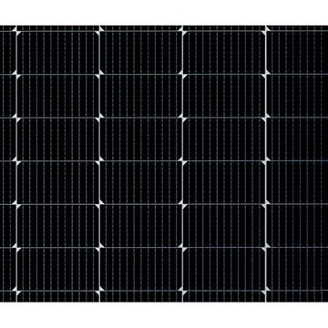 Lieckipedia 2400 Watt Solaranlage zur Netzeinspeisung, einphasig inkl. Growatt Wec Solar Panel, Black Frame