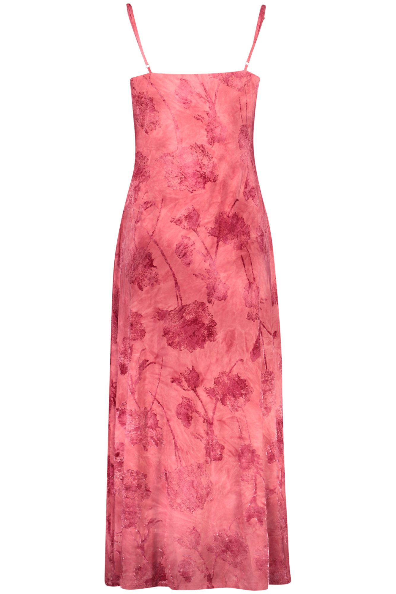 Desigual Partykleid Stylisches Rotes Damenkleid mit Herzausschnitt und Verstellbaren Träg