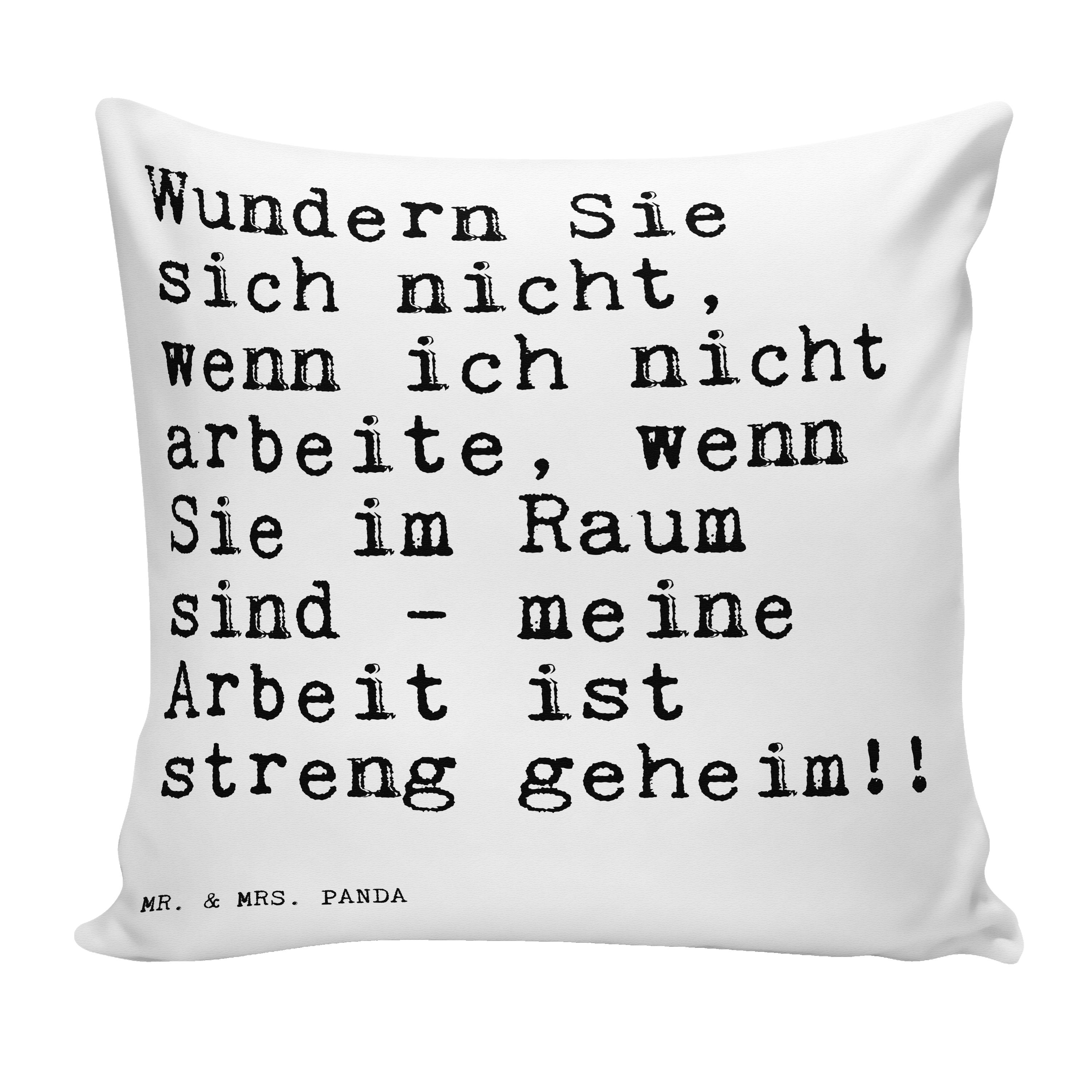 Mr. & Mrs. Panda Dekokissen »Wundern Sie sich nicht,... Weiß