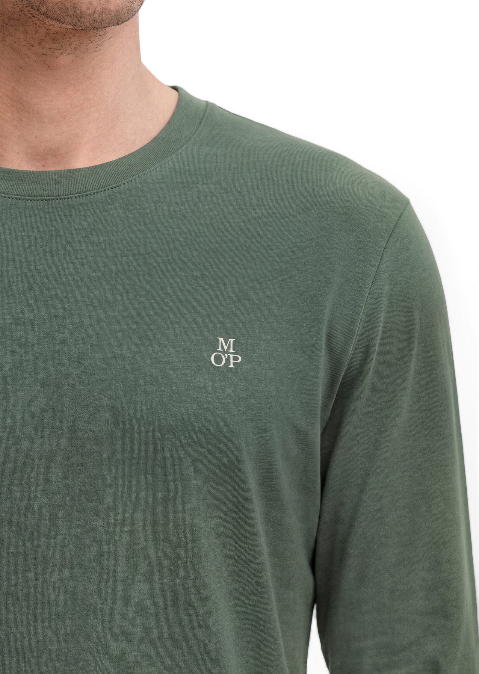 Marc O'Polo Langarmshirt aus reiner Bio-Baumwolle – Bild 4 von 5