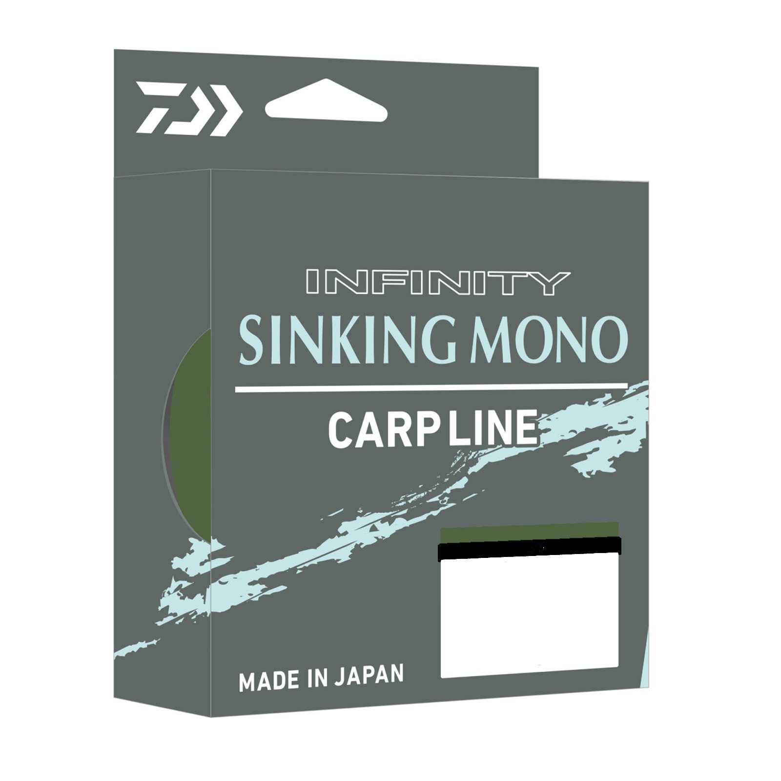 Daiwa Angelschnur, 500 m Länge, Daiwa Infinty Sinking Mono 0.350mm - 500m OLIVE monofile Karpfenschnur