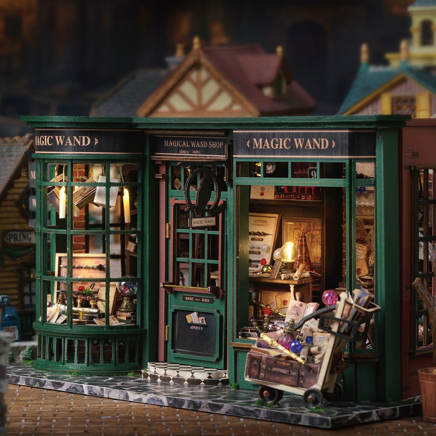 Cute Room 3D-Puzzle Puppenhaus Miniatur DIY Modellbausatz Magic Shop, Puzzl günstig online kaufen