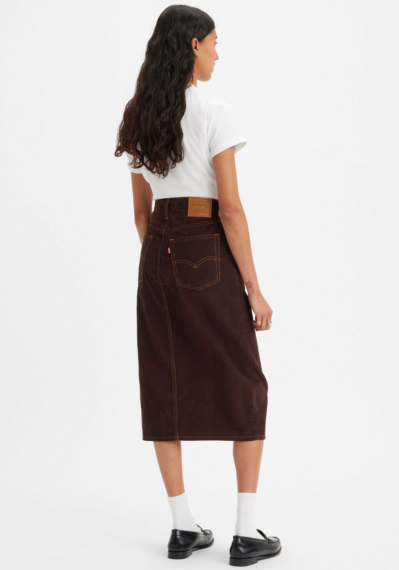 Levi's® Cordrock Side Slit mole Skirt
