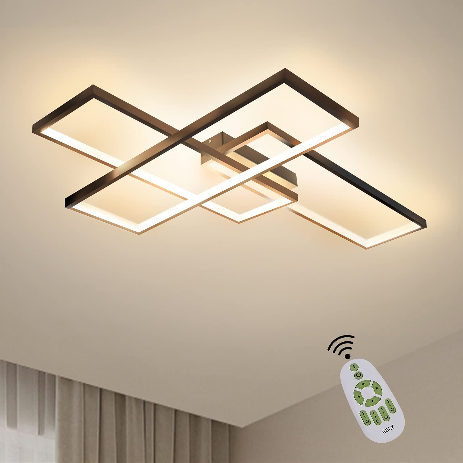 ZMH LED Deckenleuchte »LED Deckenleuchte Modern Geometrisch Wandlampe  Multifunktional«, warmweiß (nicht dimmbar Ohne Fernbedienung), LED fest  integriert