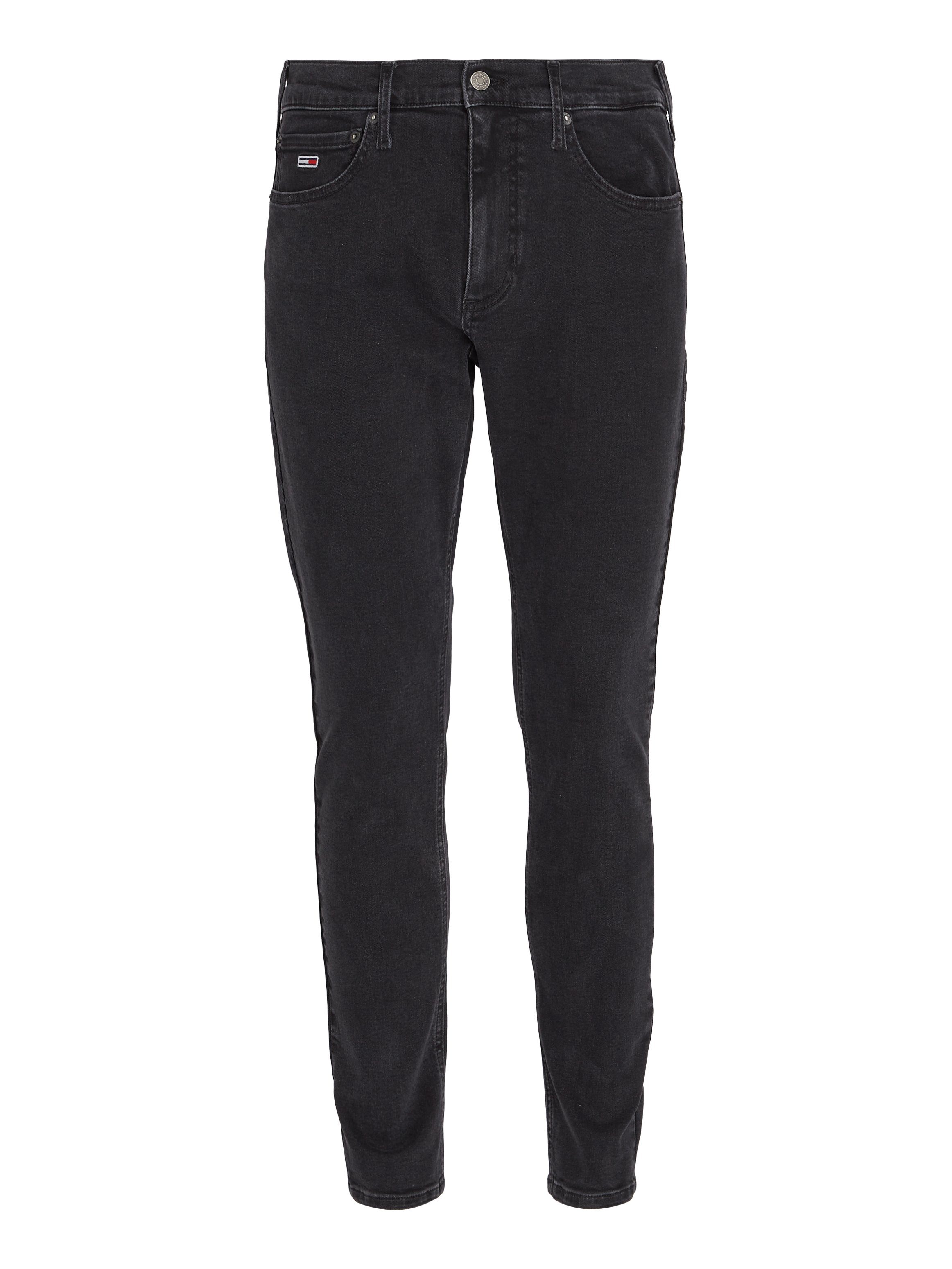 Tommy Jeans Slim-fit-Jeans SCANTON 5-Pocket-Style Y Denim im Black