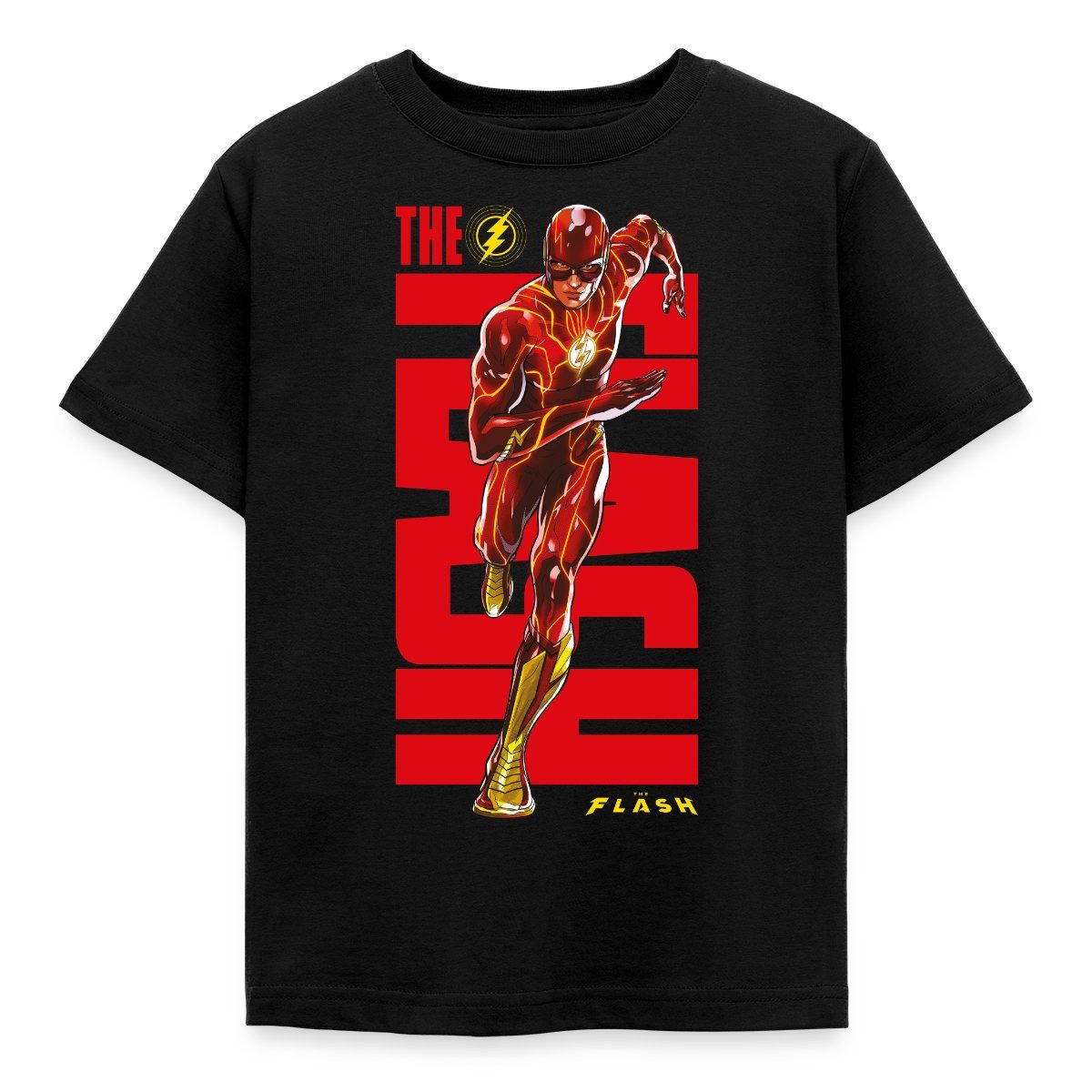 T-Shirt The Flash Speedster Rotes Logo Kinder T-Shirt