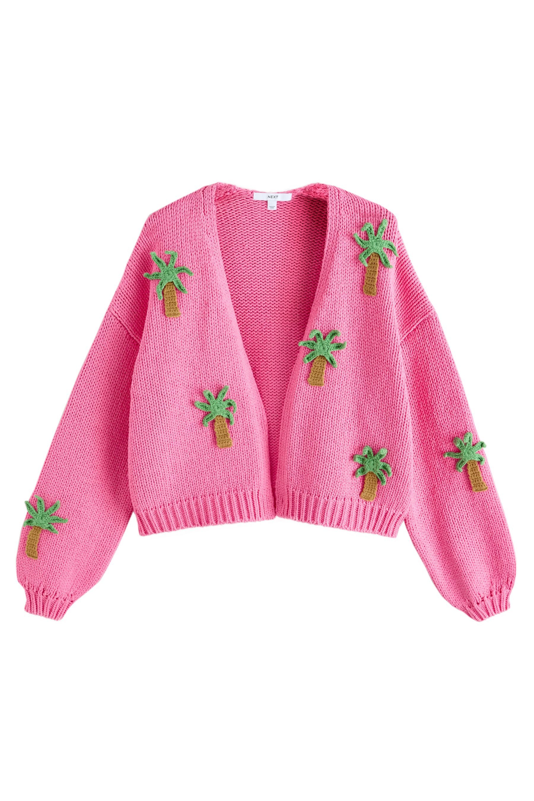 Next Strickjacke Weiche Strickjacke im Grobstrick mit Baumwolle (1-tlg)